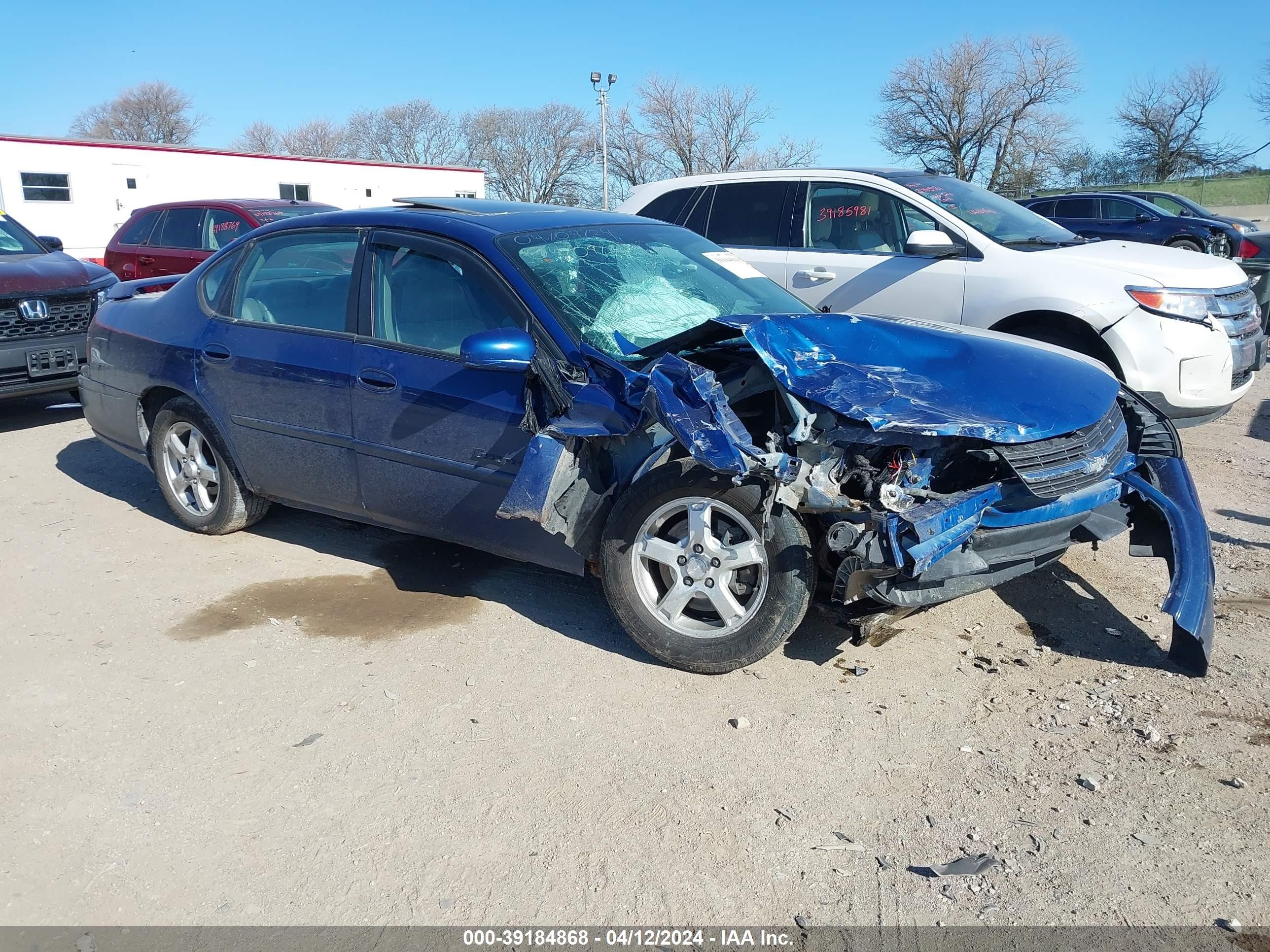 chevrolet impala 2004 2g1wh55k949233356