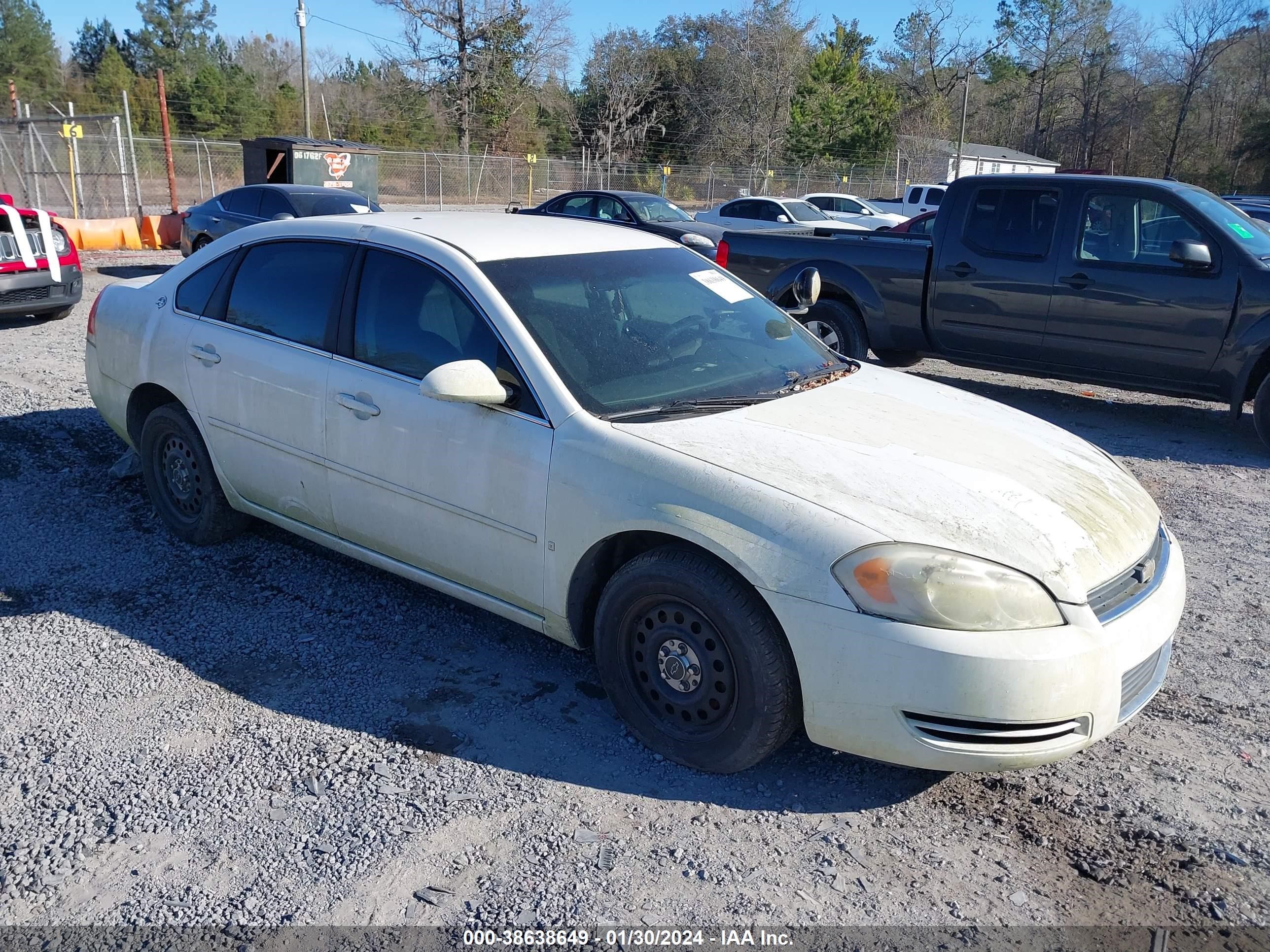 chevrolet impala 2007 2g1ws55r579324952