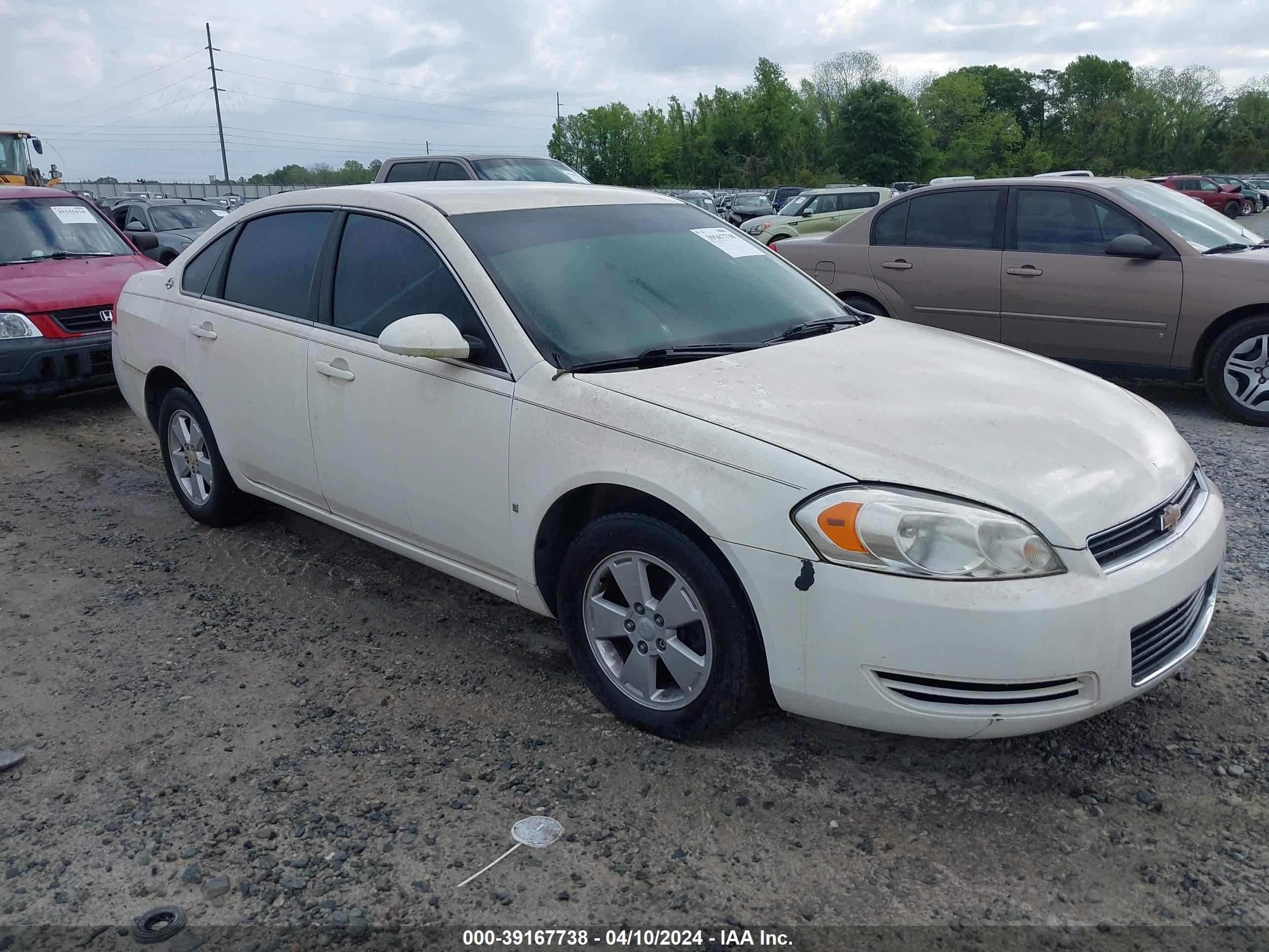 chevrolet impala 2008 2g1wt55k681257164