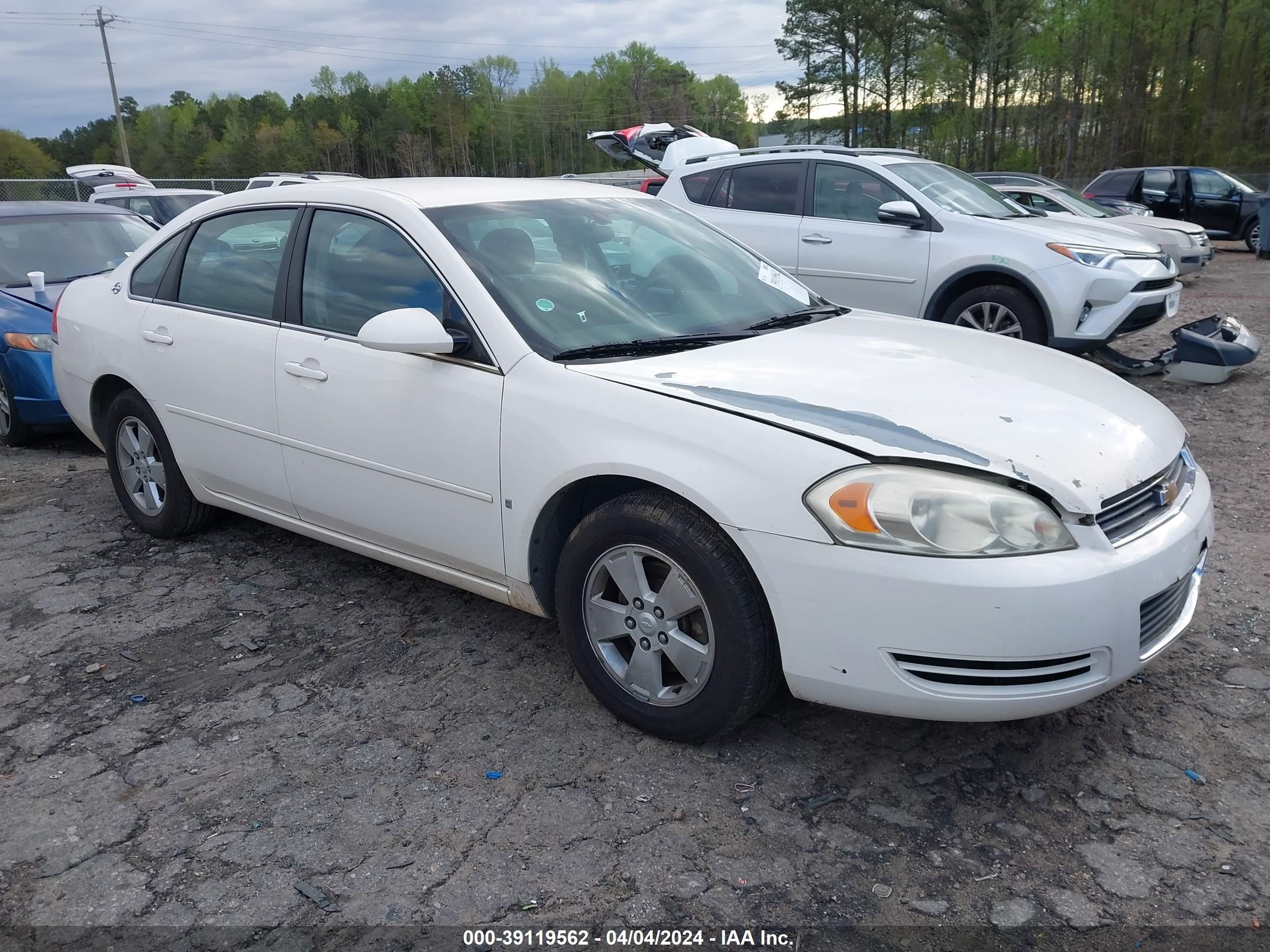 chevrolet impala 2006 2g1wt55k869294392