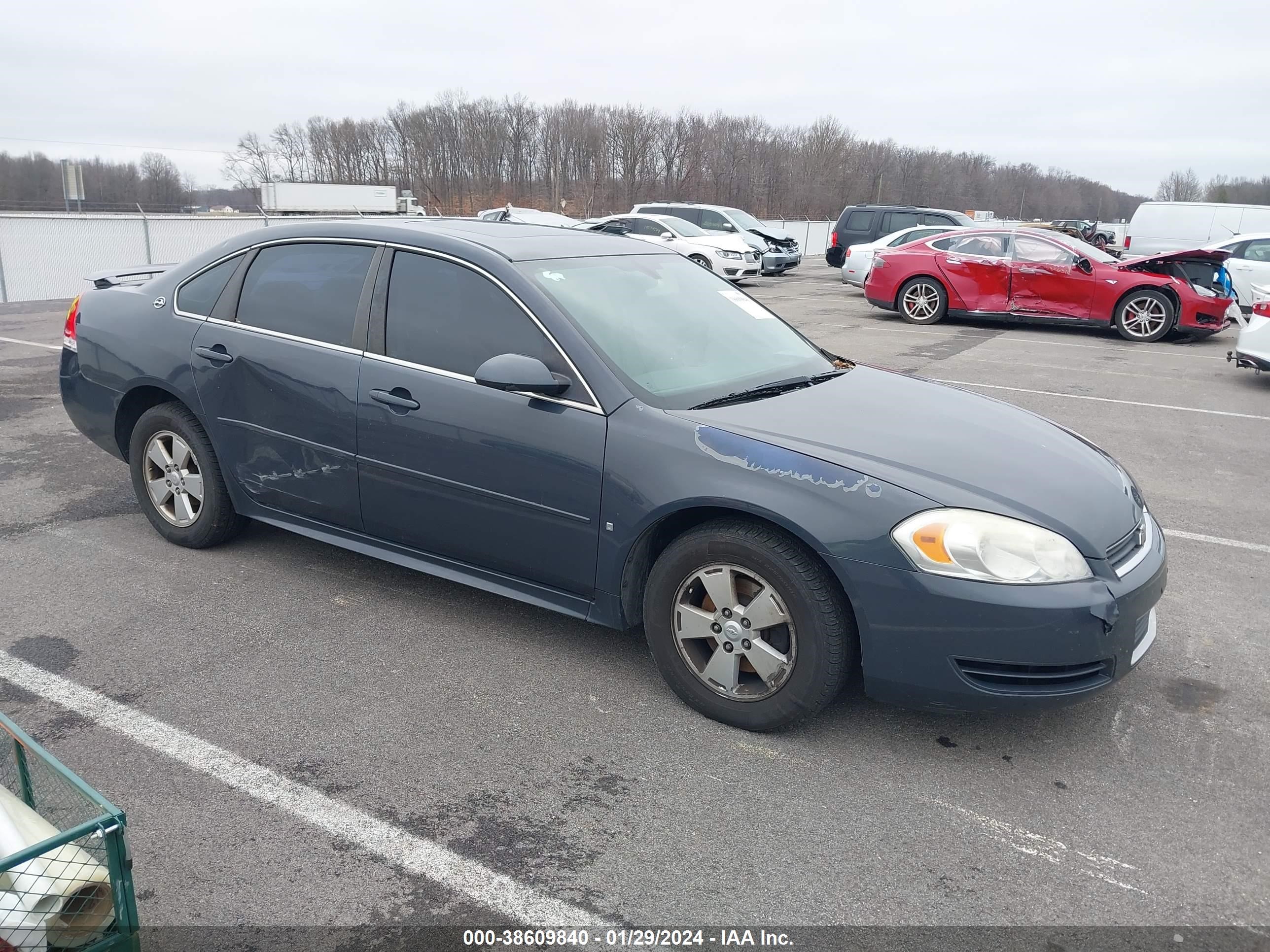 chevrolet impala 2009 2g1wt57k191231117