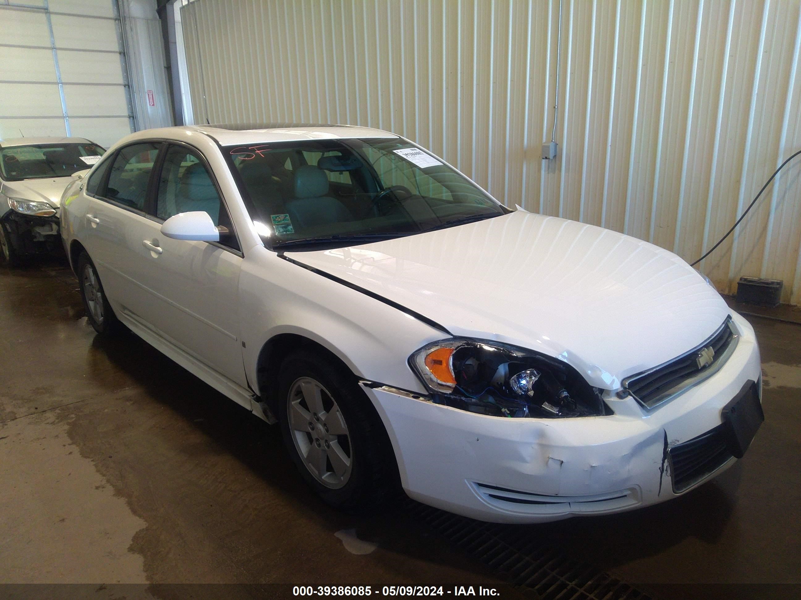 chevrolet impala 2009 2g1wt57k391282375