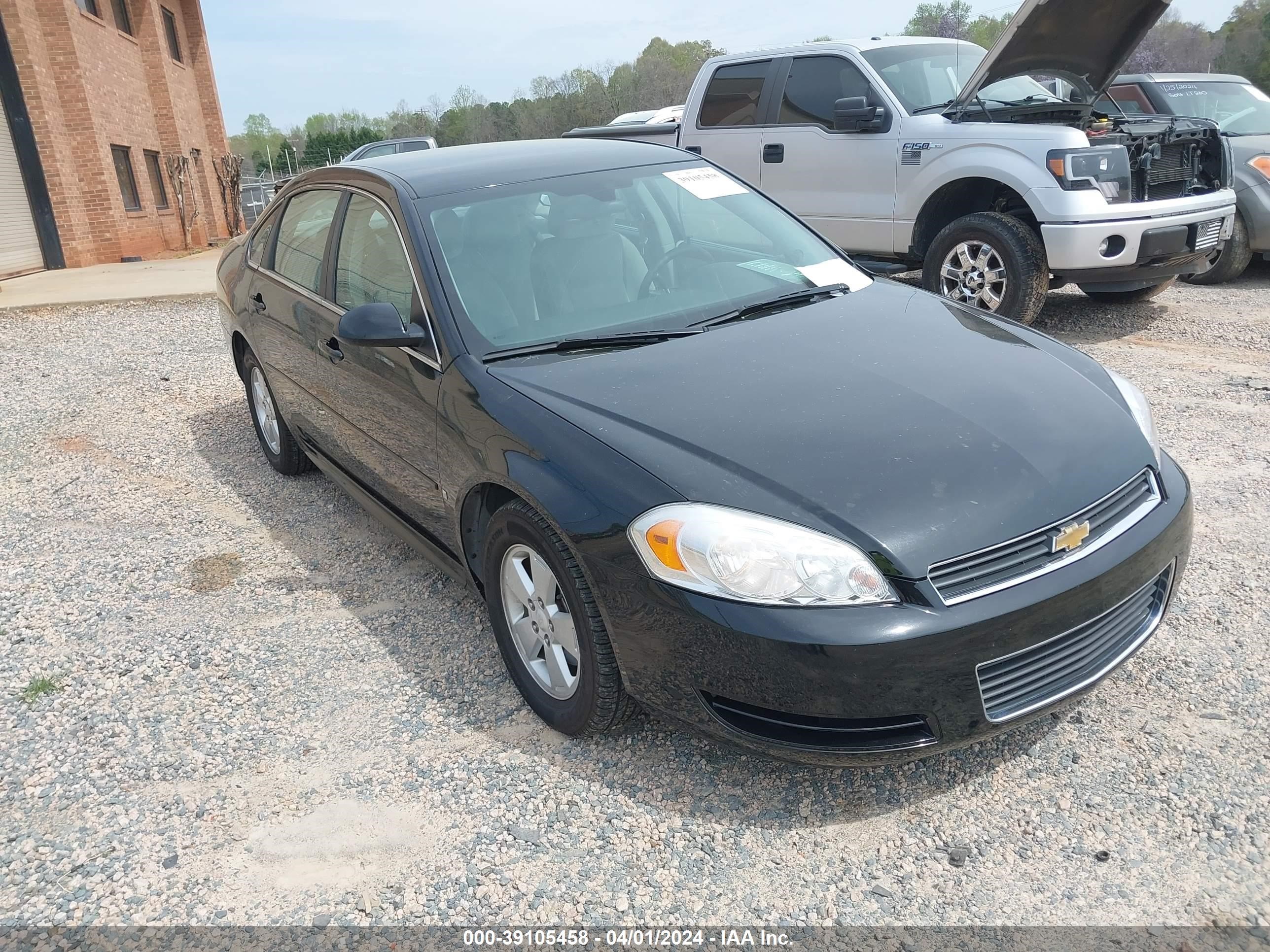 chevrolet impala 2009 2g1wt57k491314685