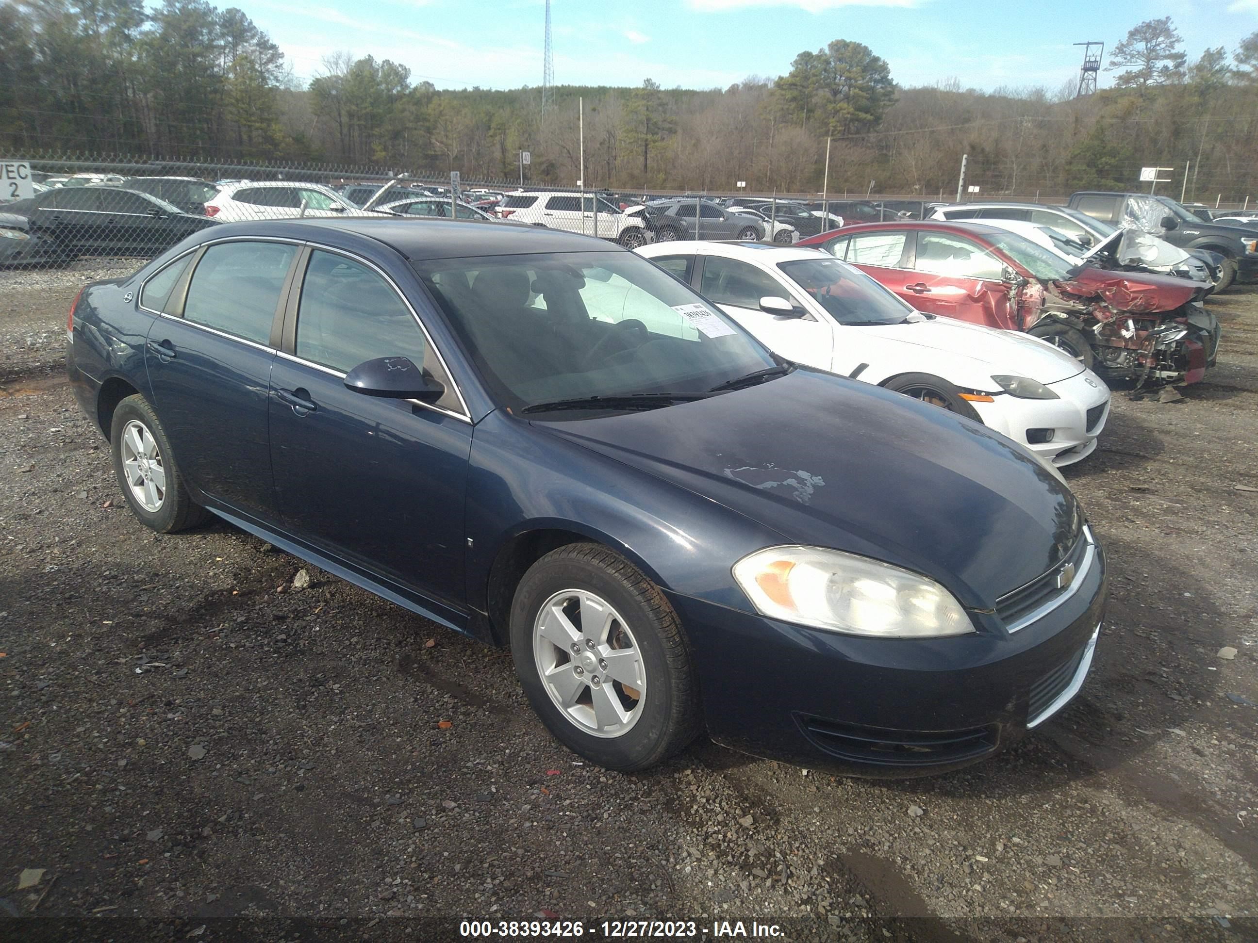 chevrolet impala 2009 2g1wt57k691143504