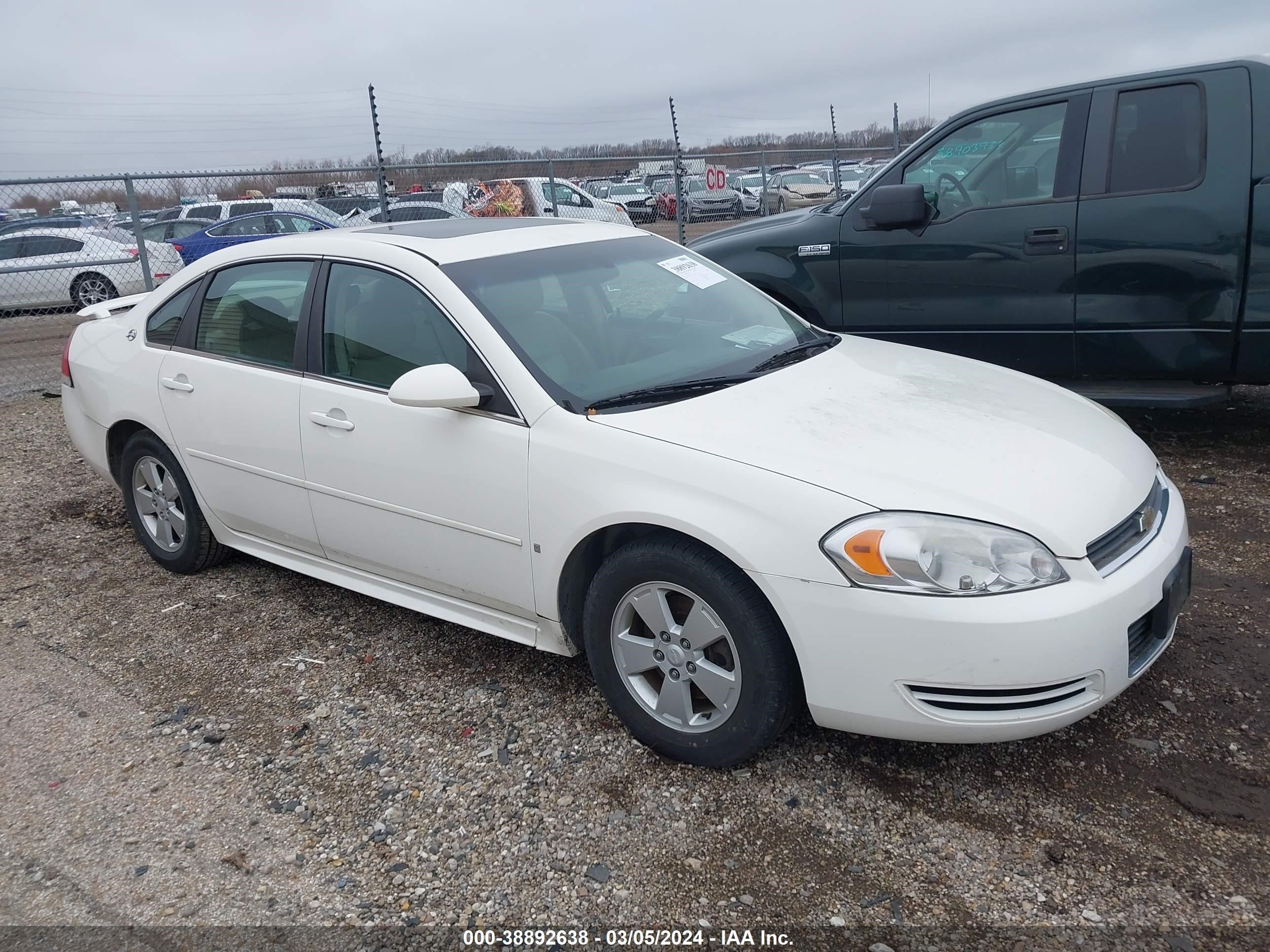 chevrolet impala 2009 2g1wt57k691270706