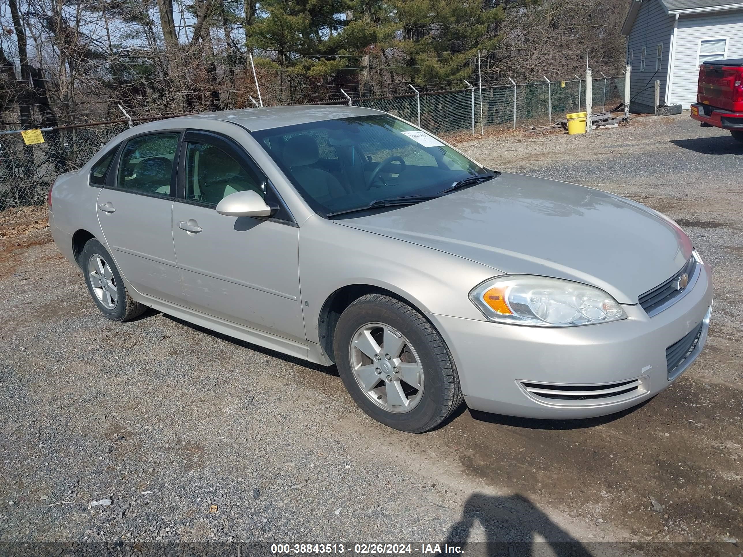 chevrolet impala 2009 2g1wt57n191133361