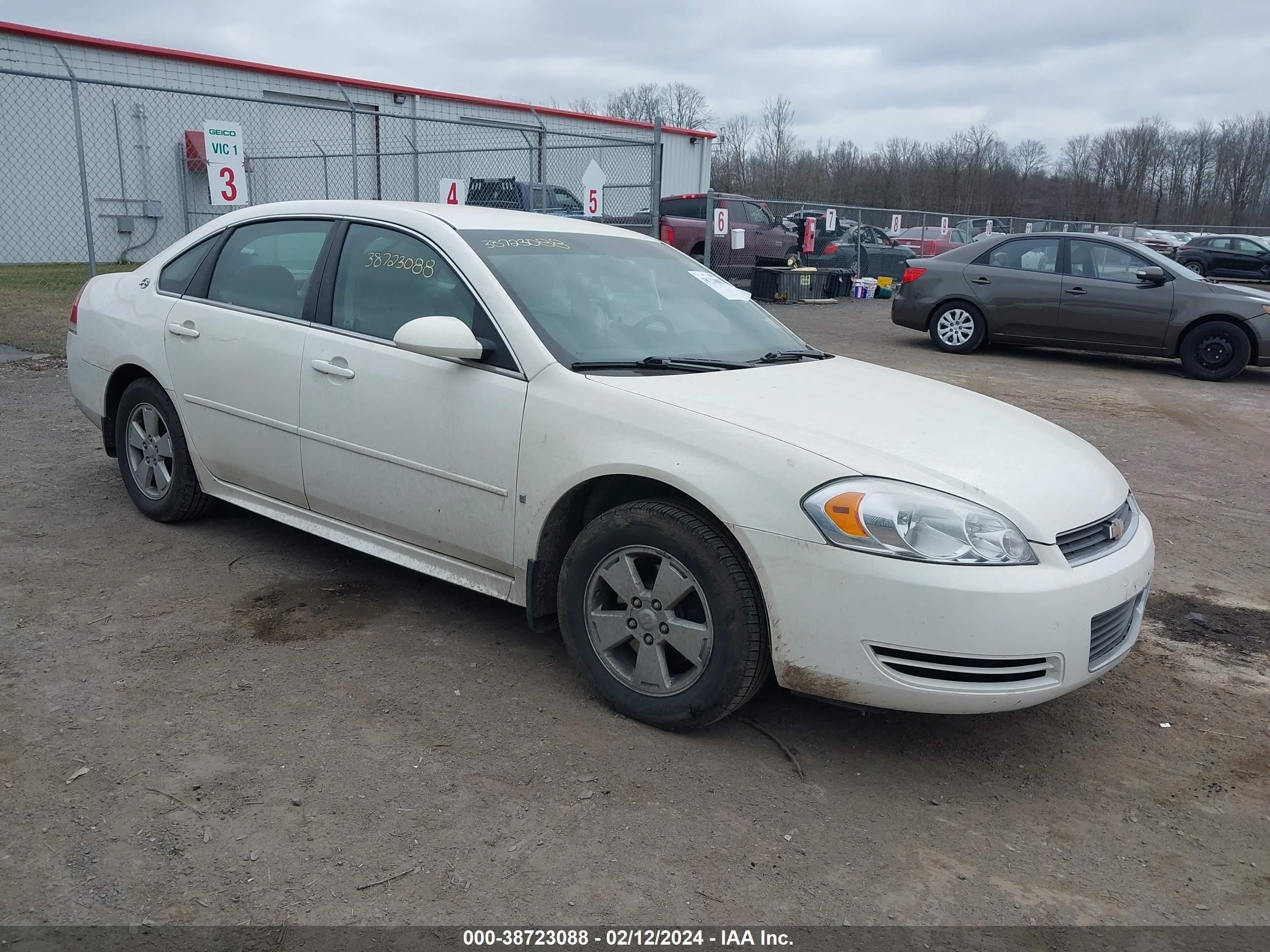 chevrolet impala 2009 2g1wt57n291195223