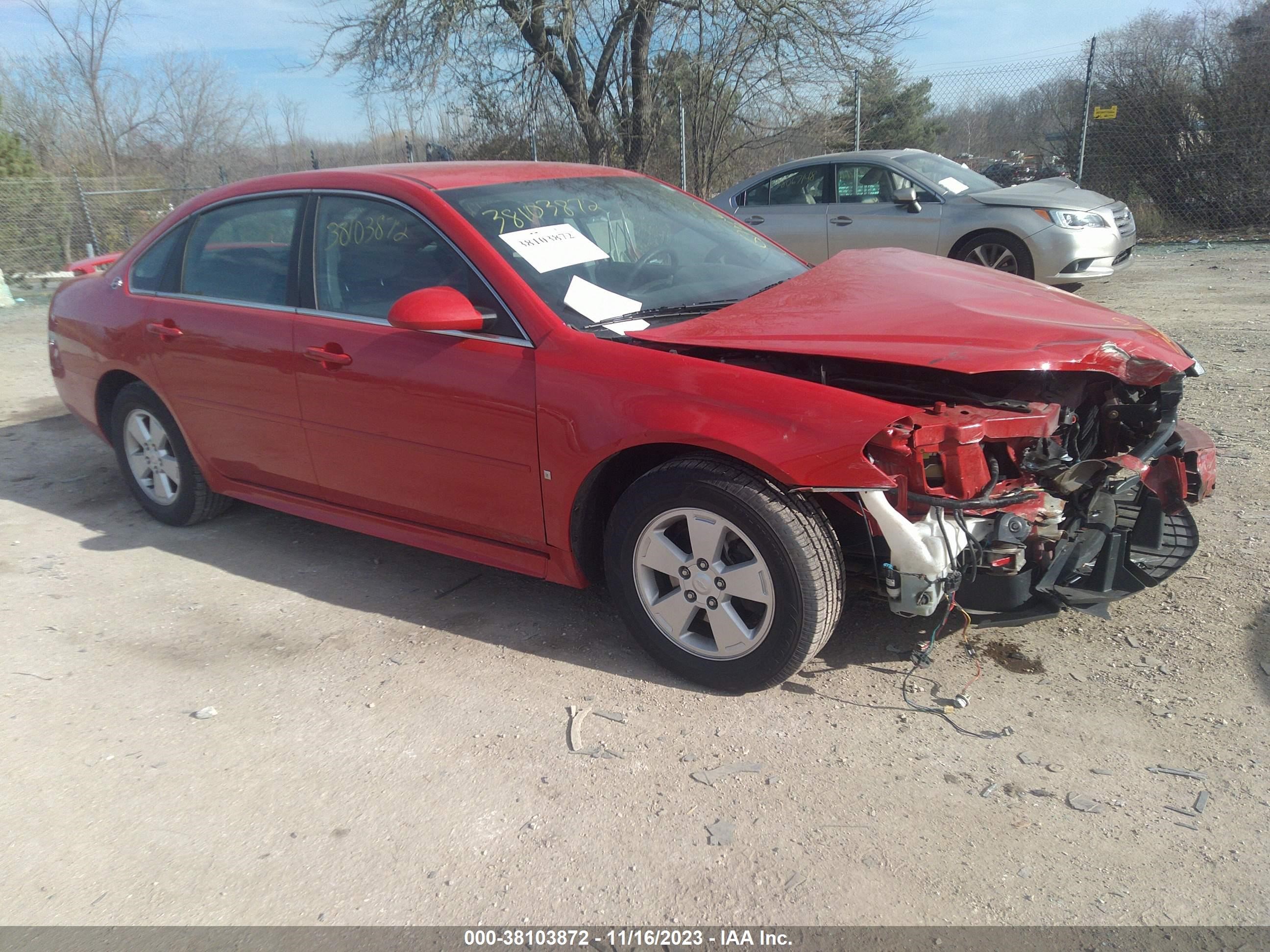 chevrolet impala 2009 2g1wt57n491302644