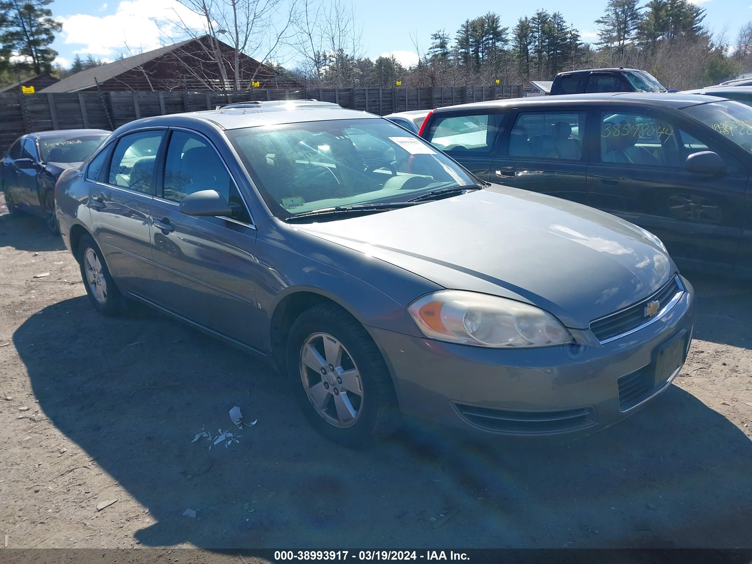 chevrolet impala 2007 2g1wt58k079177838