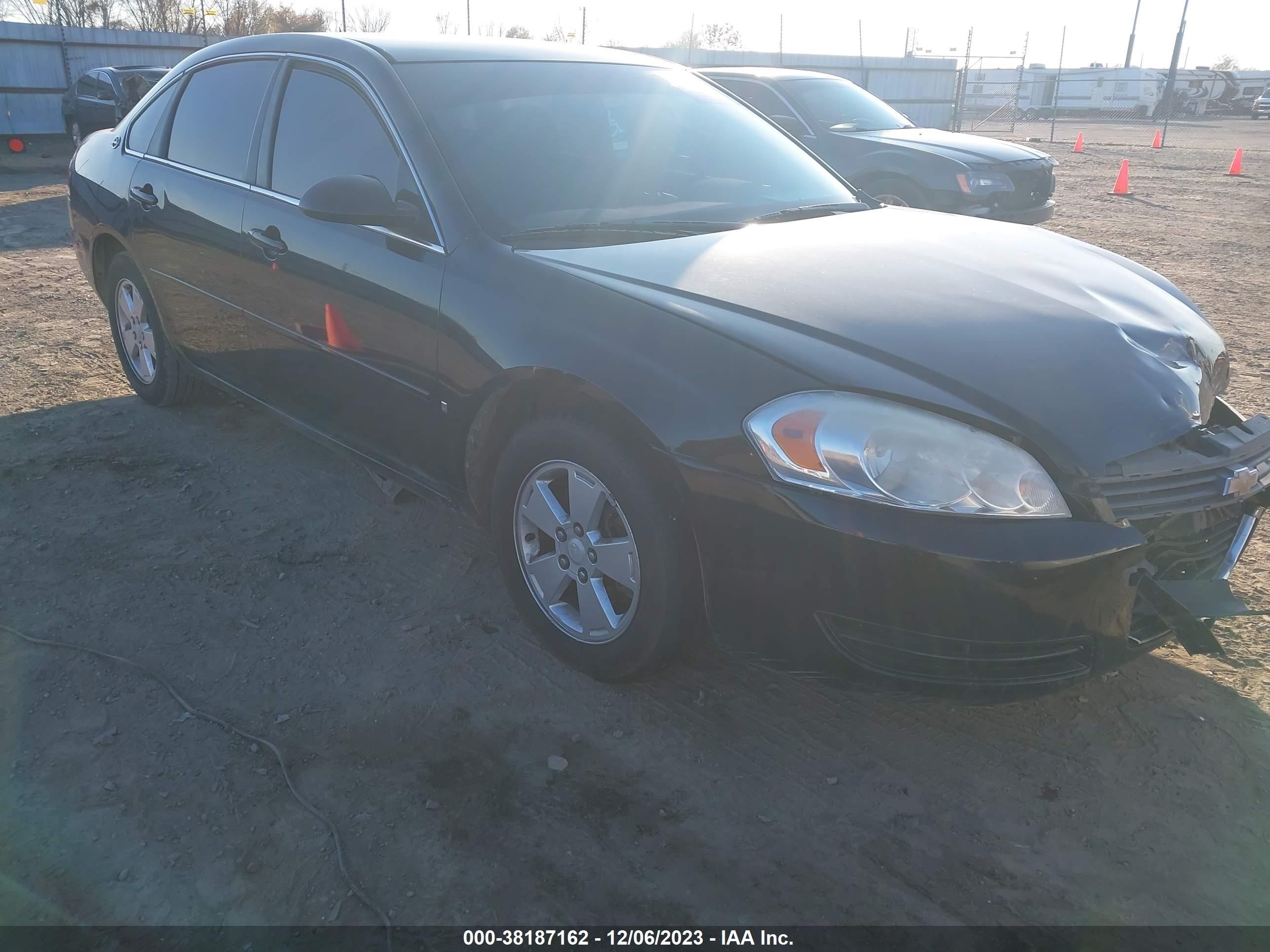 chevrolet impala 2007 2g1wt58k179329657