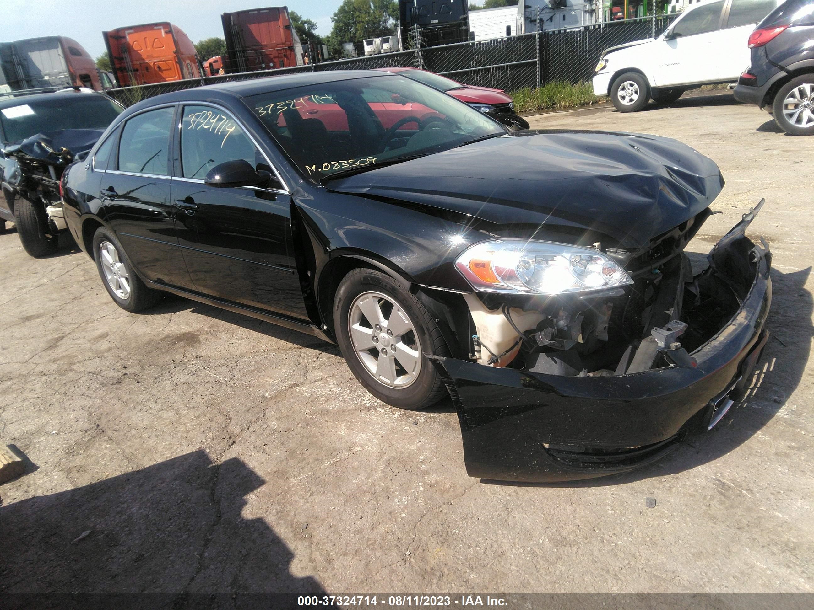 chevrolet impala 2008 2g1wt58k189225378