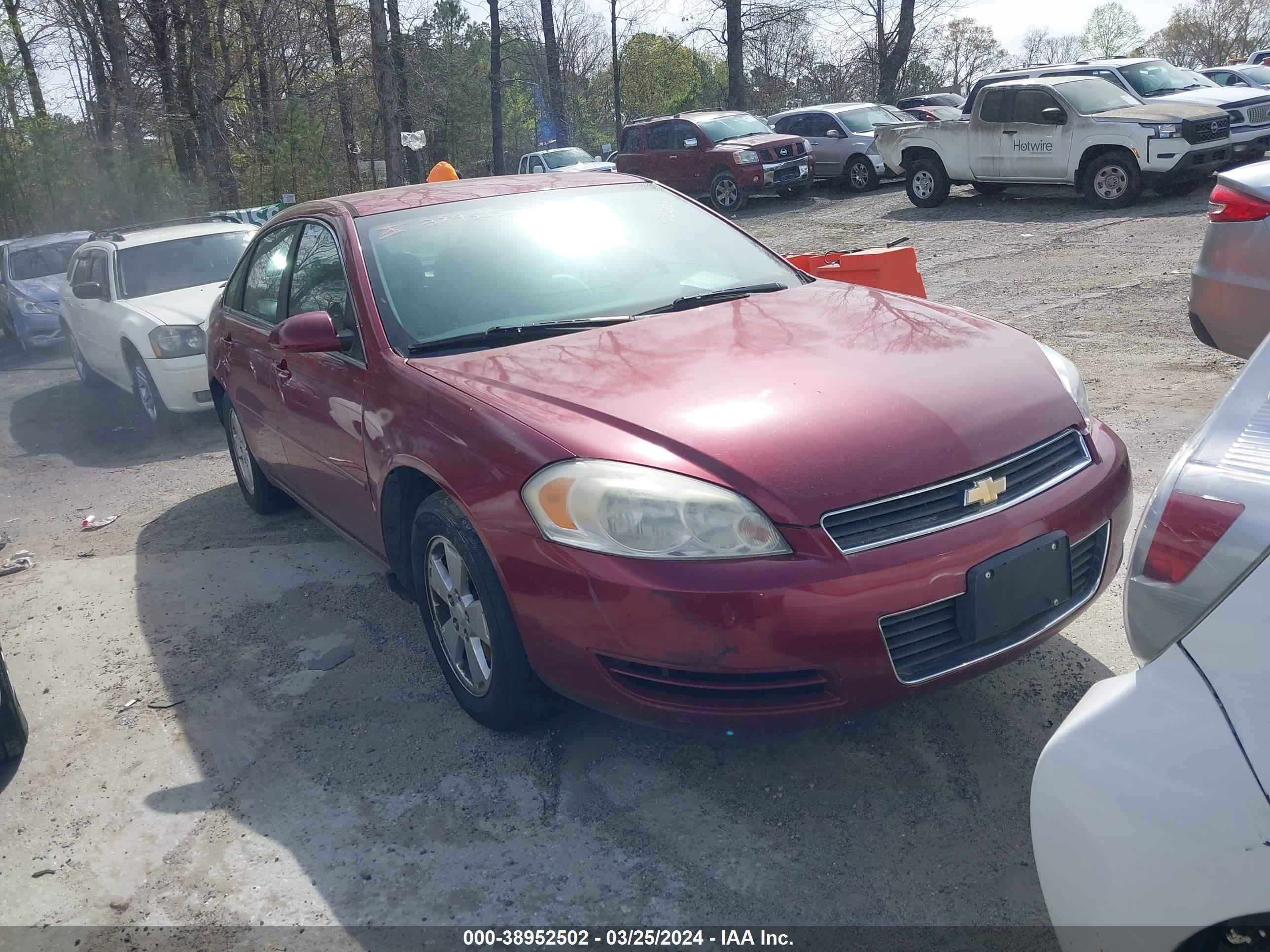 chevrolet impala 2008 2g1wt58k381350509