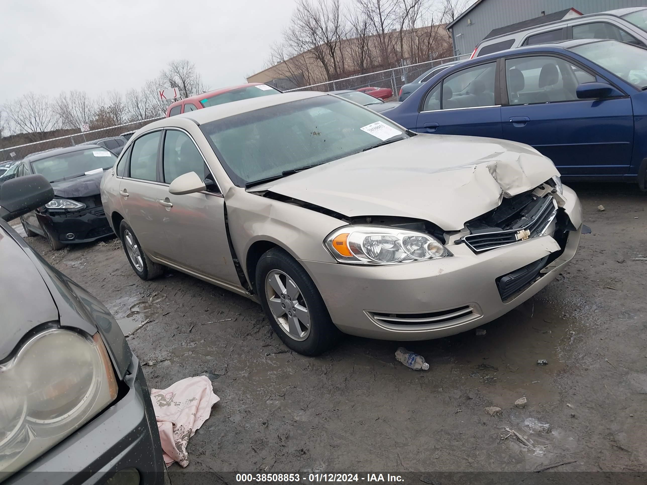 chevrolet impala 2008 2g1wt58k389244904