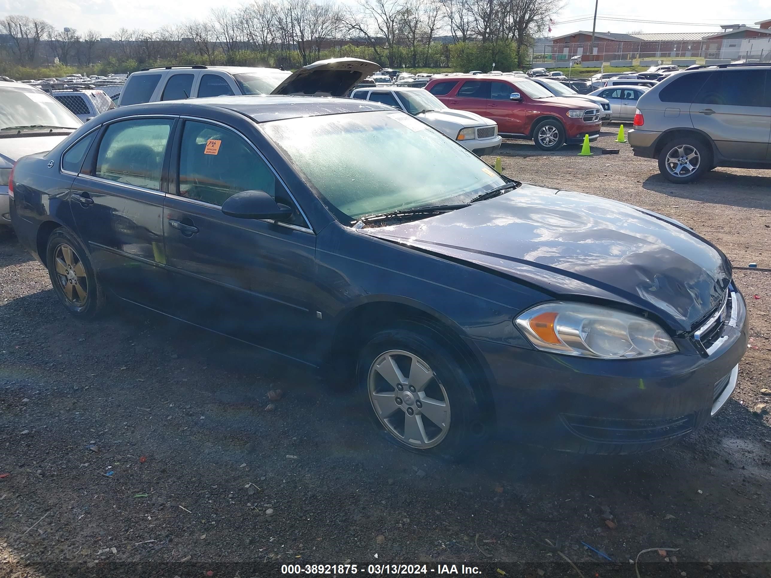 chevrolet impala 2008 2g1wt58k489133830