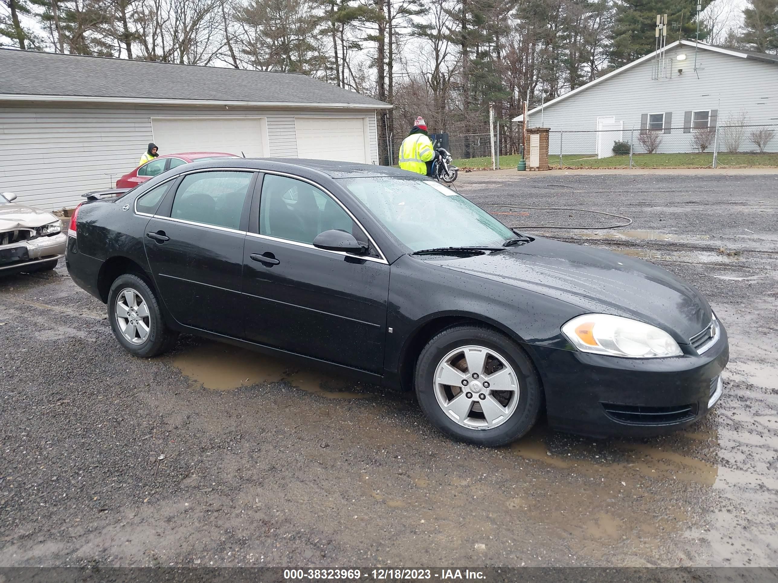 chevrolet impala 2008 2g1wt58k681371533