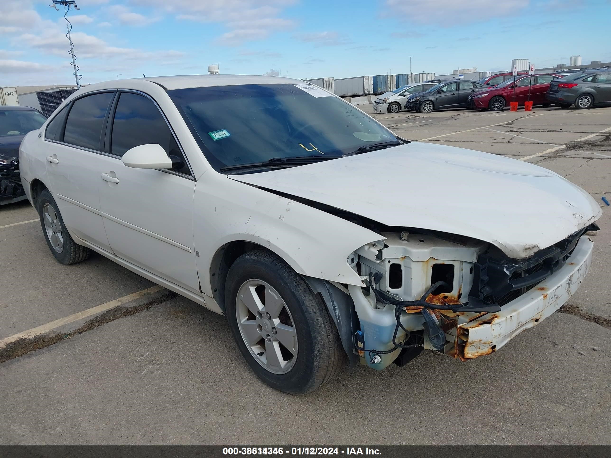 chevrolet impala 2007 2g1wt58k879316842