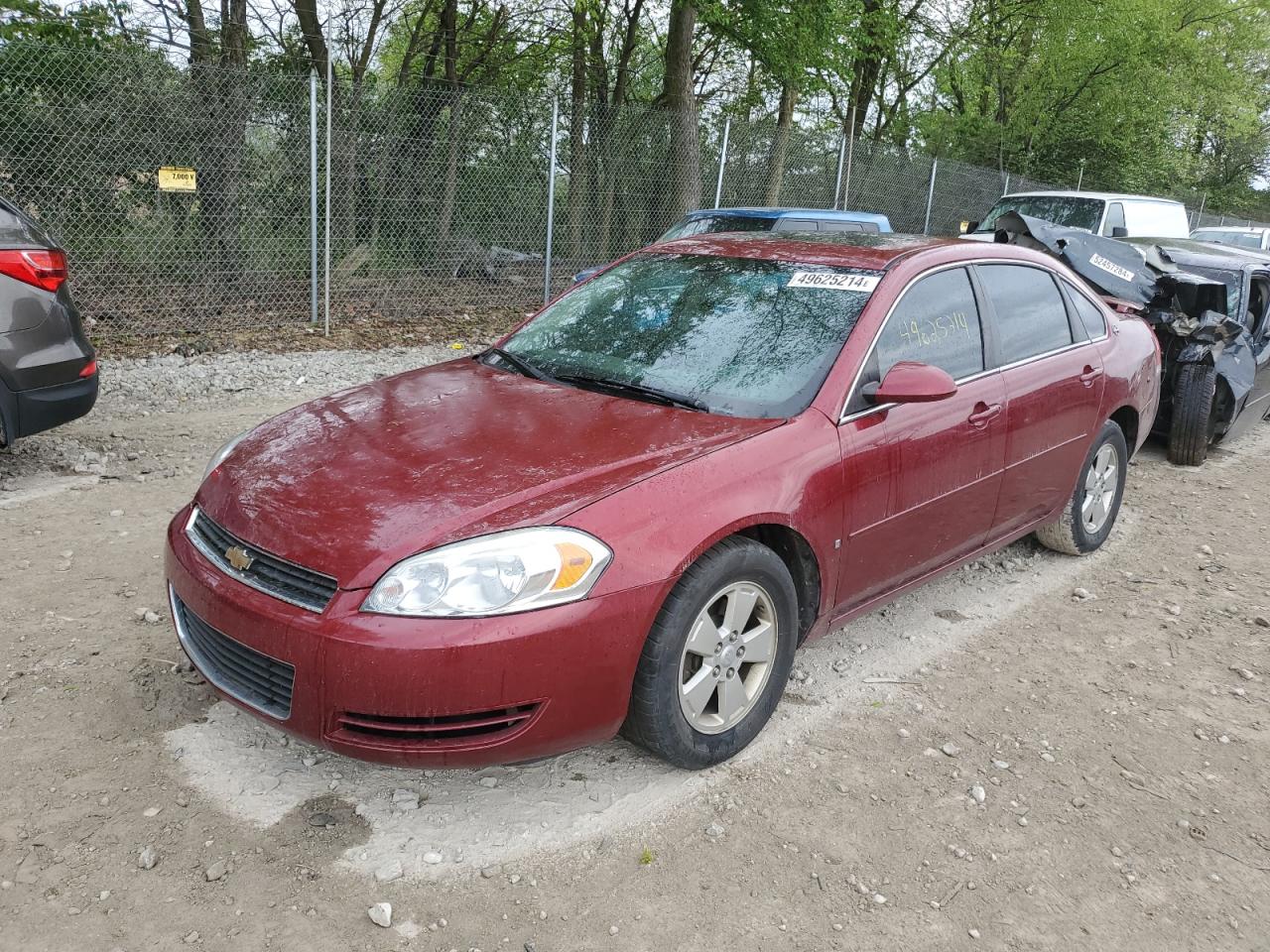 chevrolet impala 2008 2g1wt58k881251149