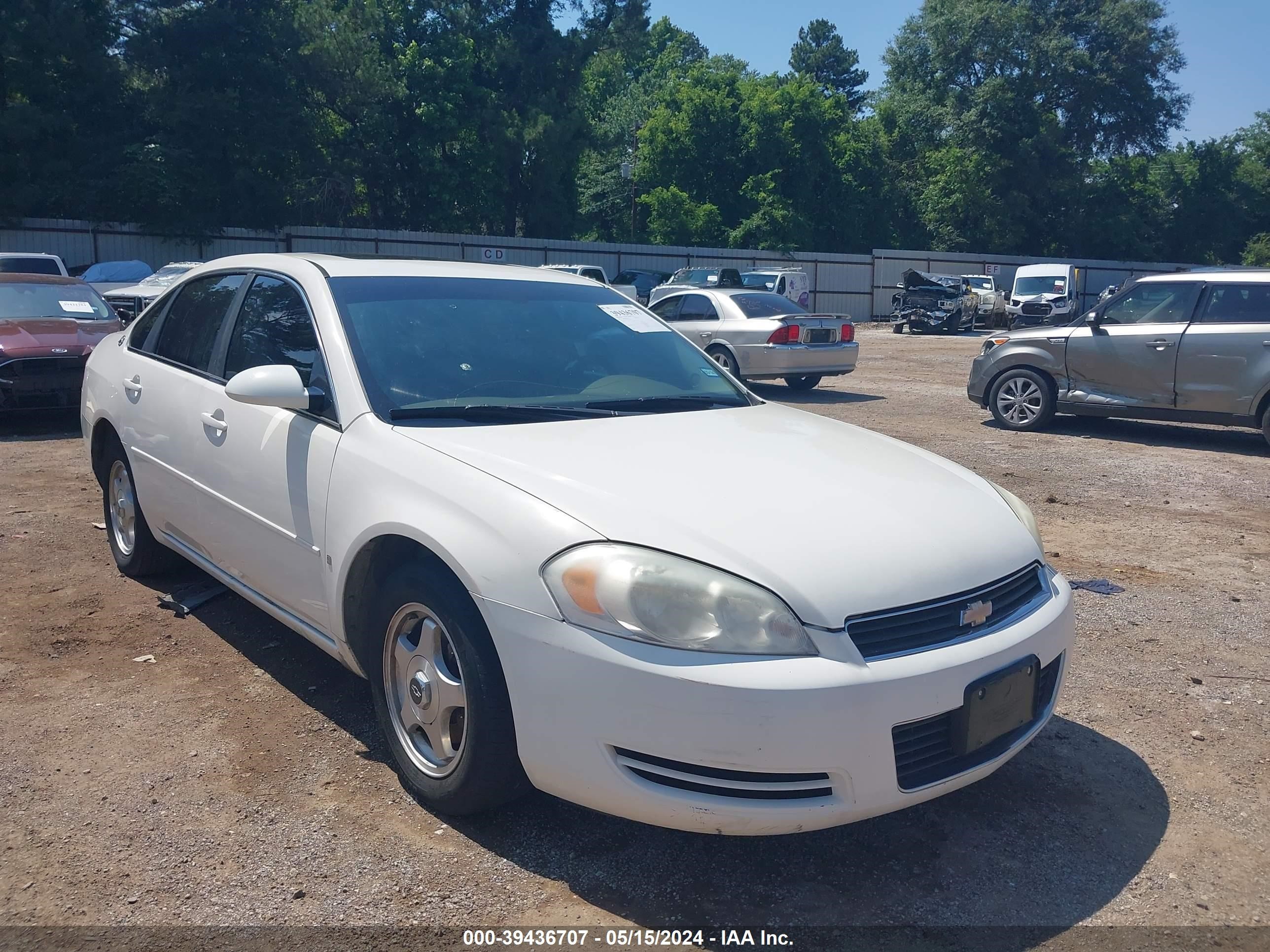 chevrolet impala 2007 2g1wt58k979217608