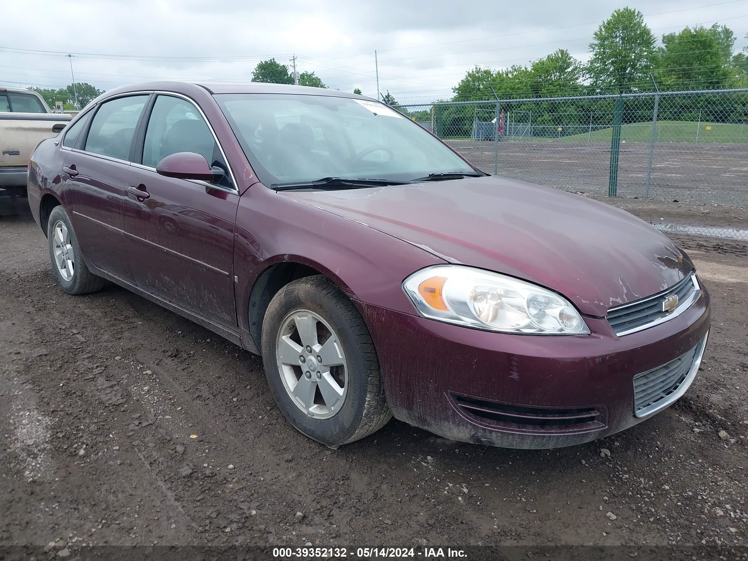 chevrolet impala 2007 2g1wt58k979220203