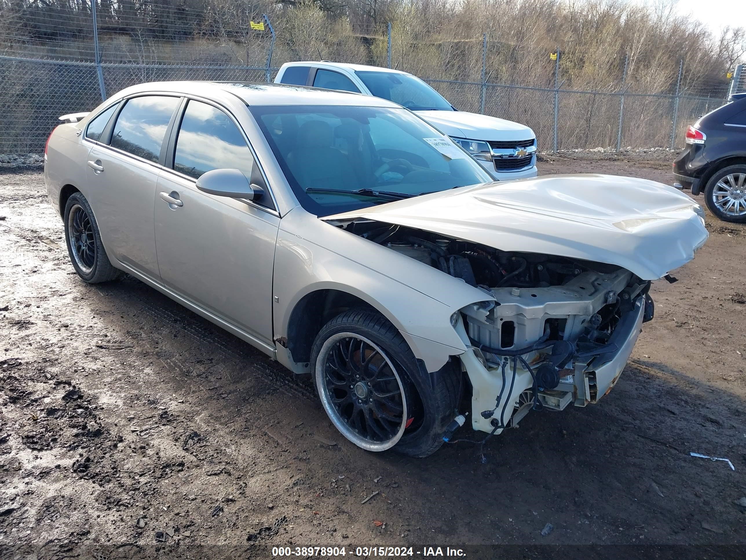 chevrolet impala 2008 2g1wt58k981292065