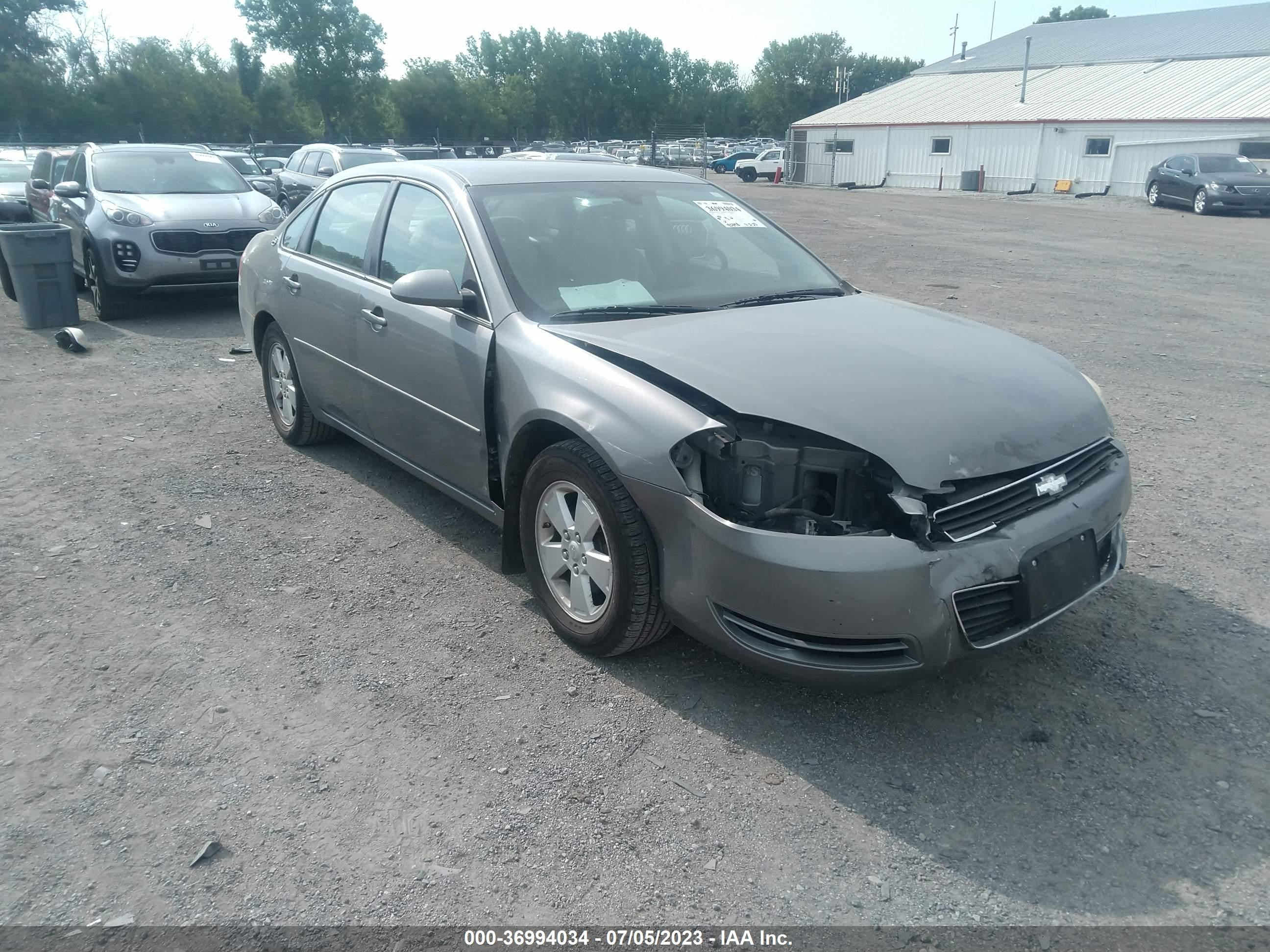 chevrolet impala 2007 2g1wt58kx79128193