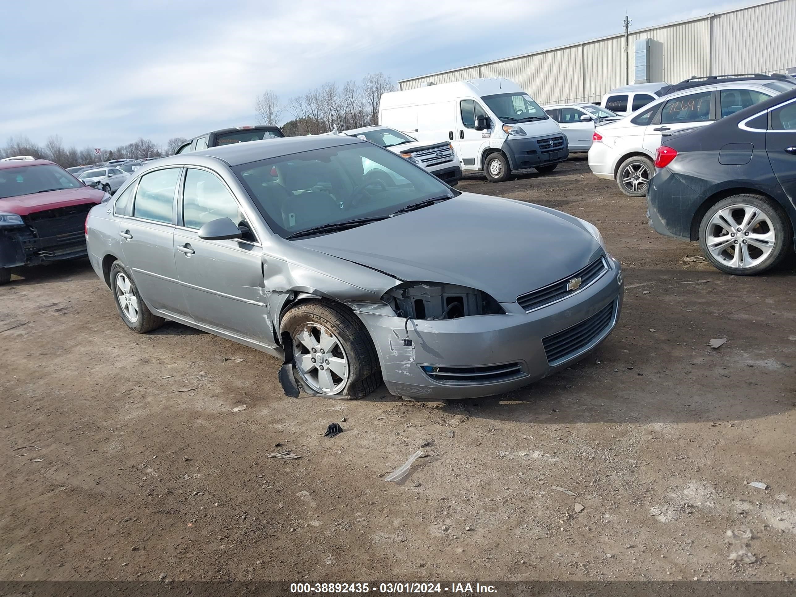 chevrolet impala 2007 2g1wt58kx79349843