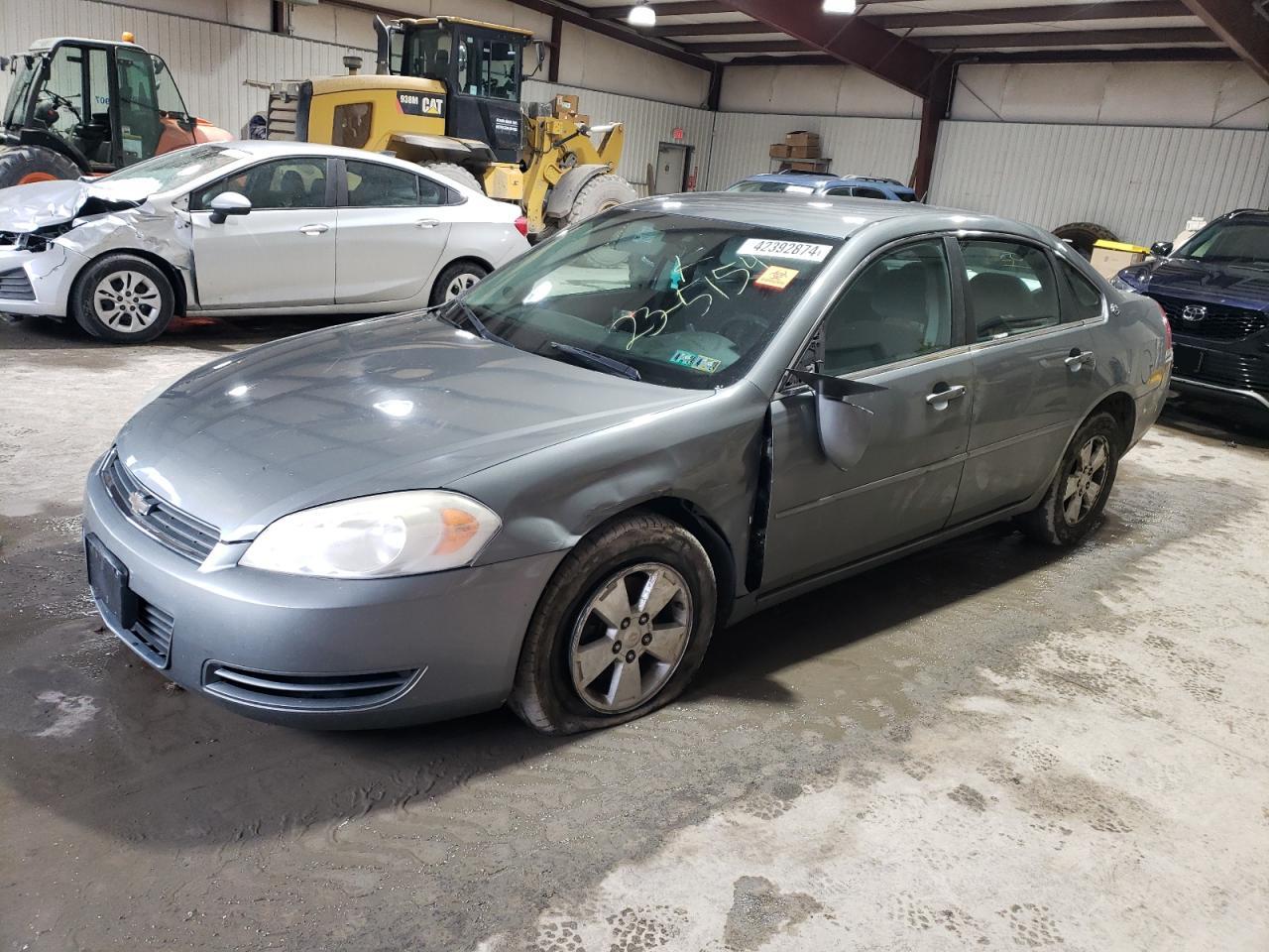 chevrolet impala 2008 2g1wt58n381359284