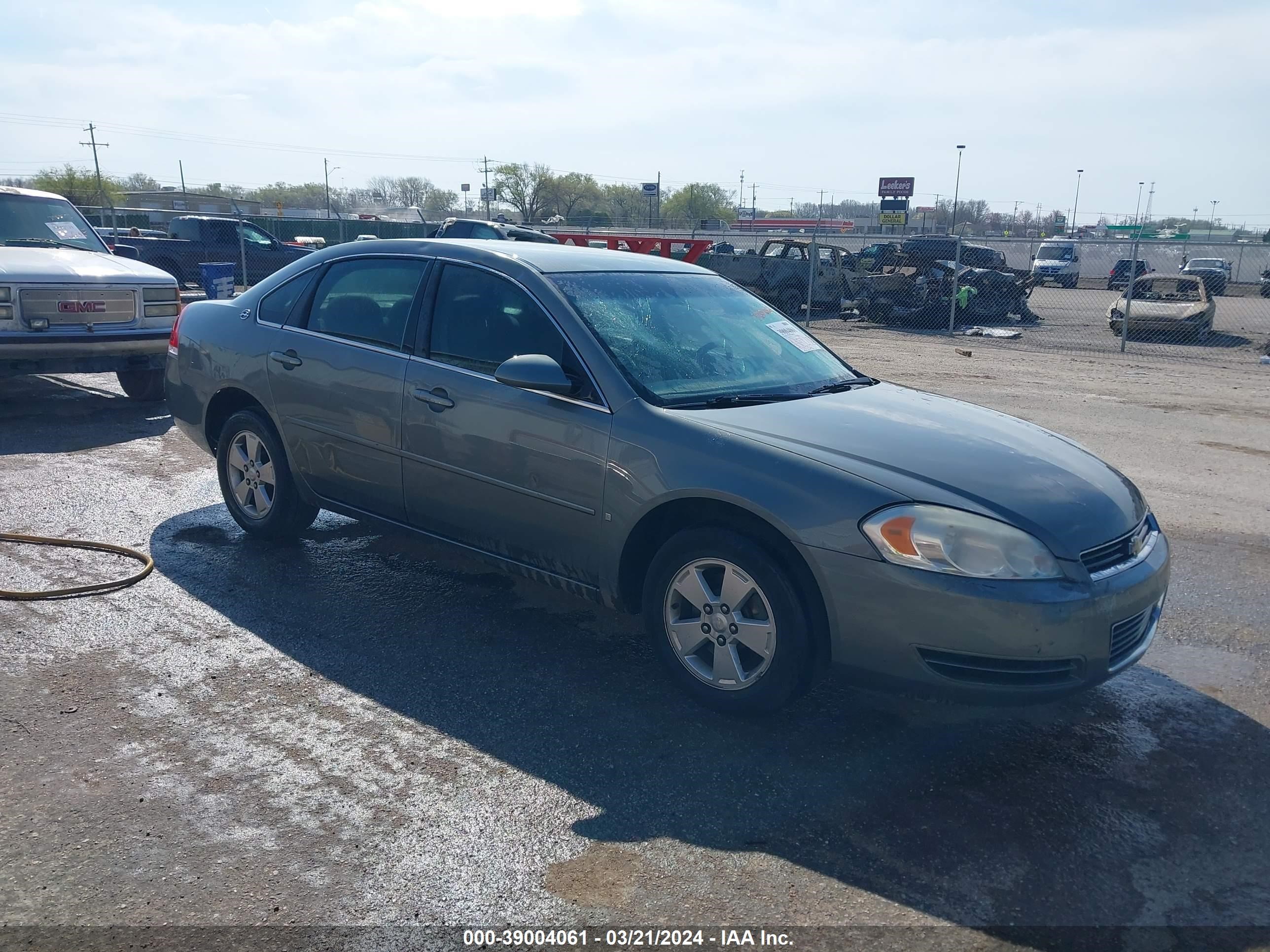 chevrolet impala 2008 2g1wt58n889149474