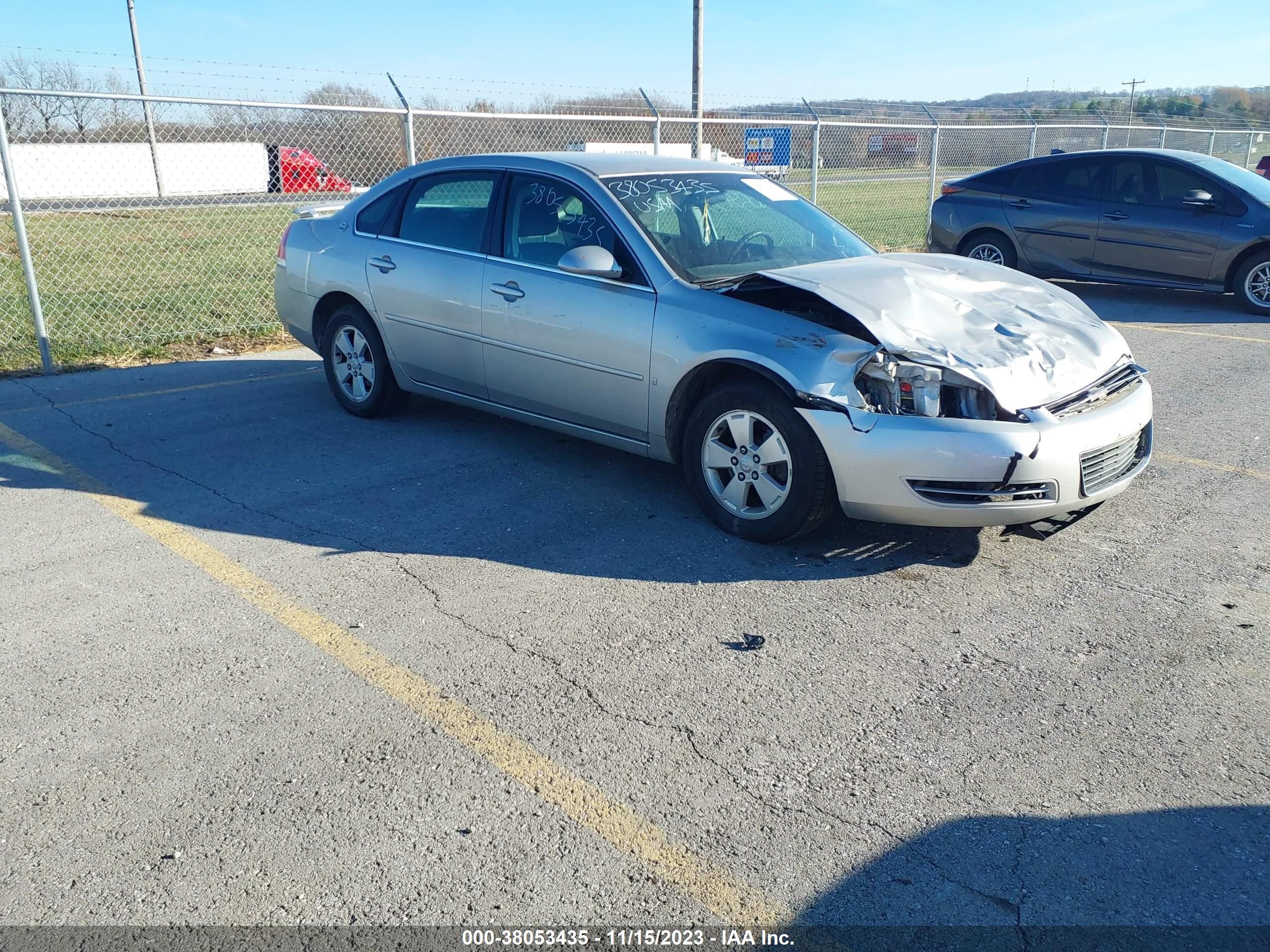 chevrolet impala 2008 2g1wt58n889255276