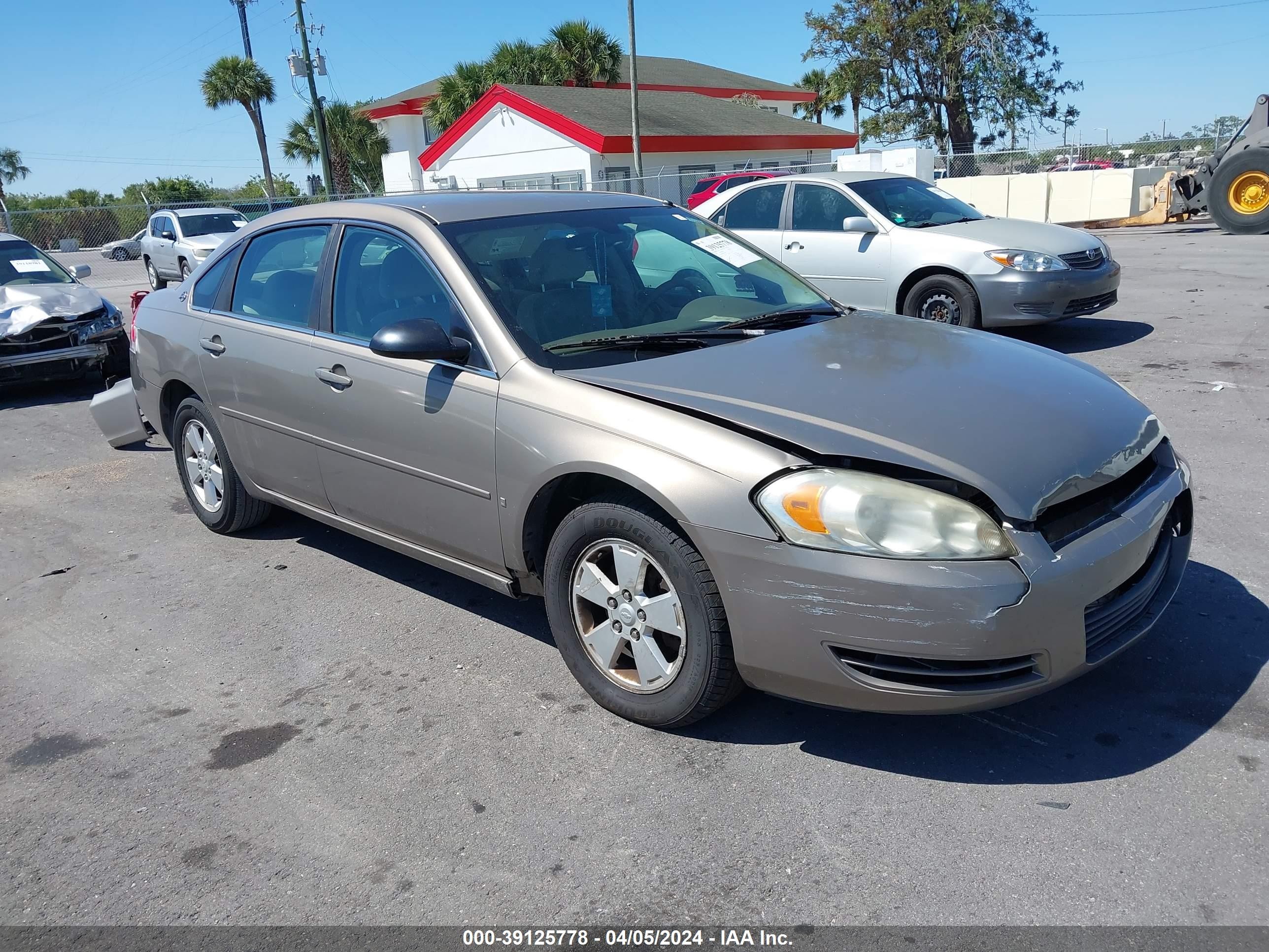 chevrolet impala 2007 2g1wt58nx79290769