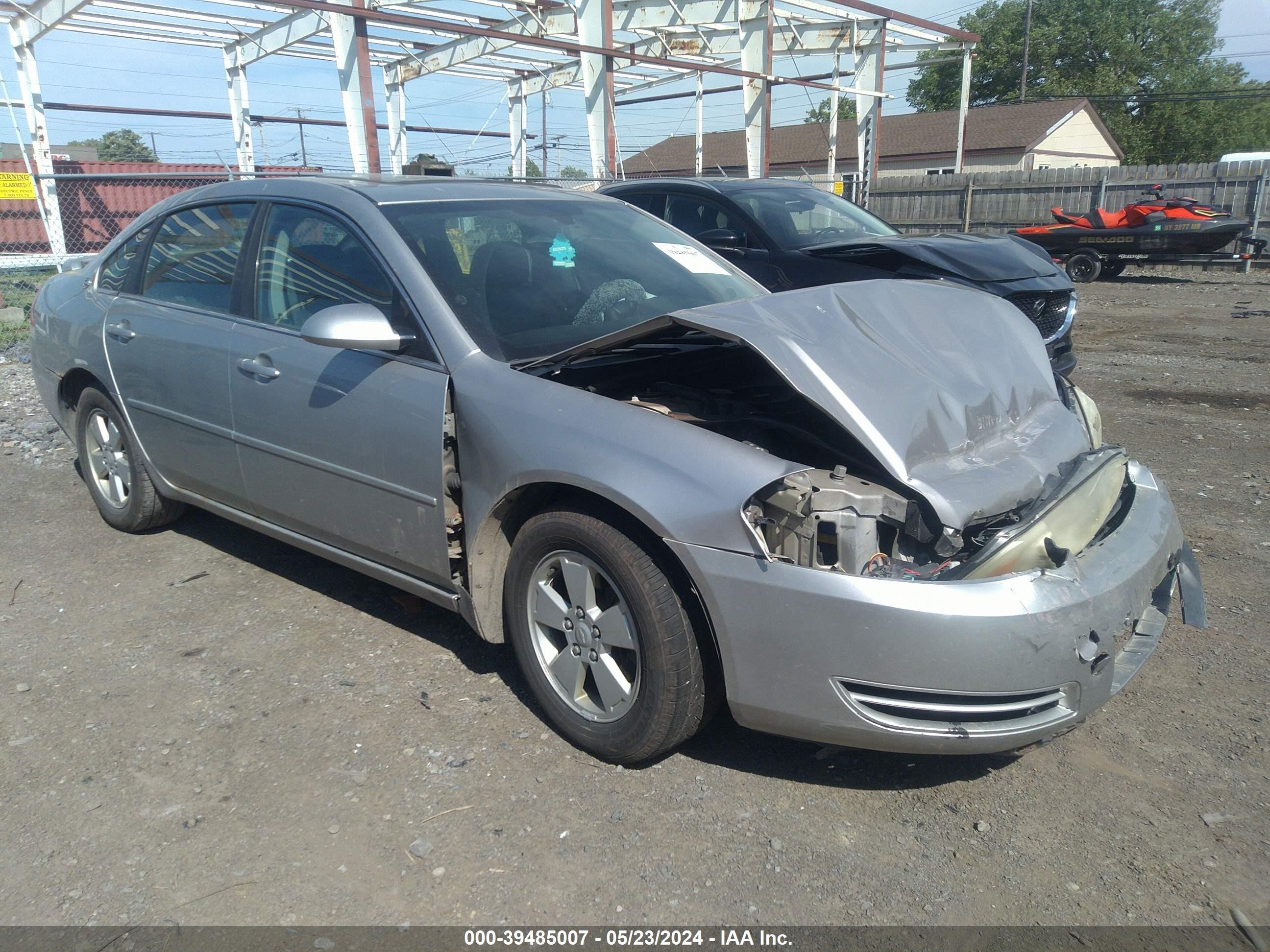 chevrolet impala 2007 2g1wt58nx79340196