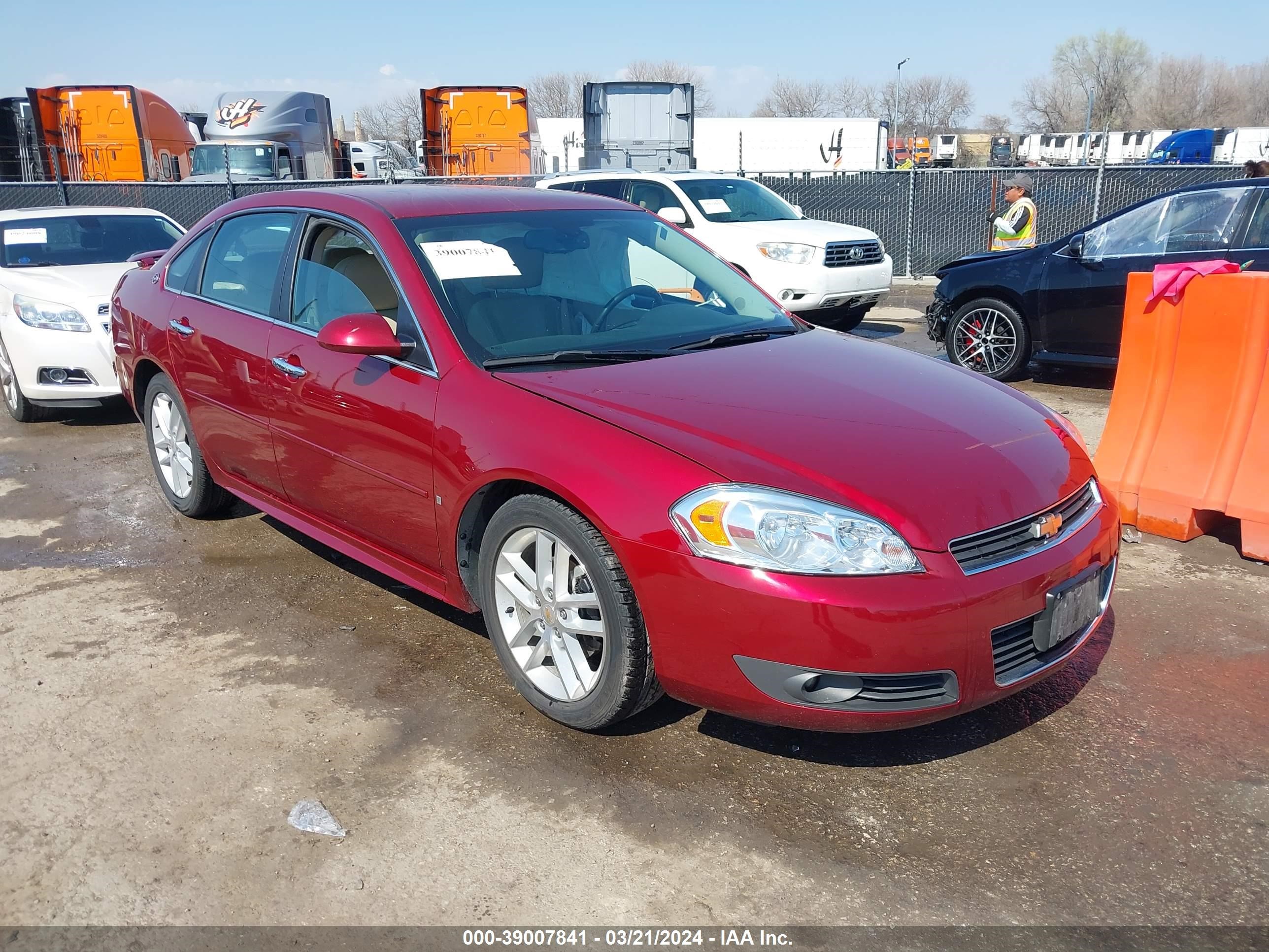 chevrolet impala 2009 2g1wu57m491221955