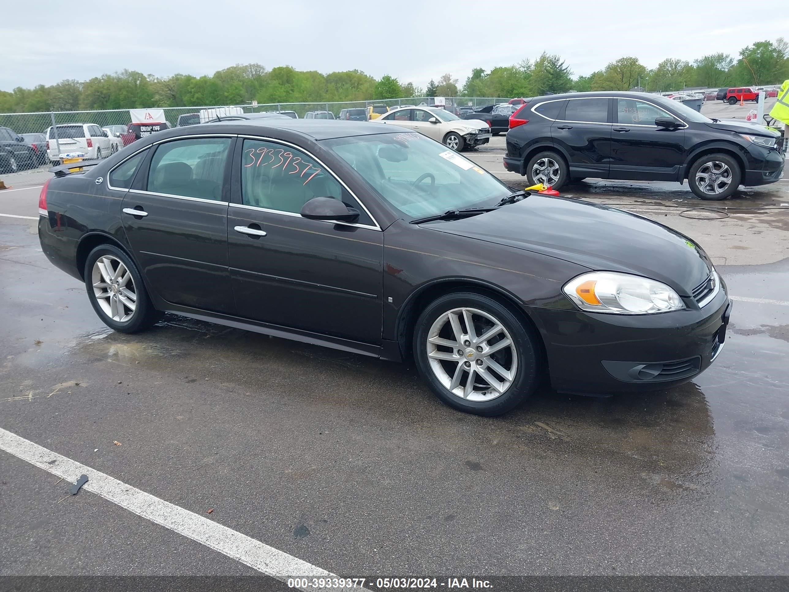 chevrolet impala 2009 2g1wu57m691231323