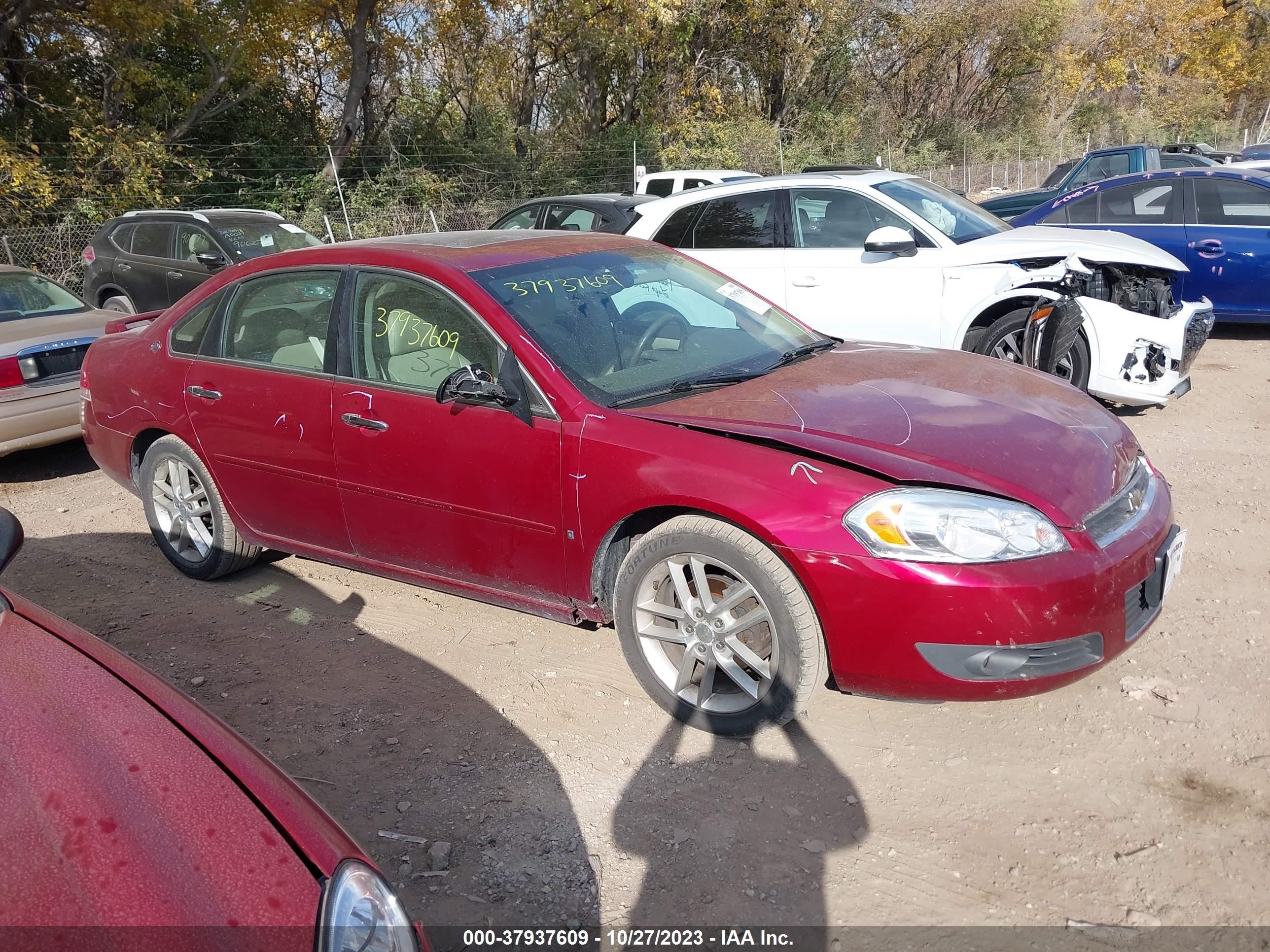 chevrolet impala 2008 2g1wu583289208949