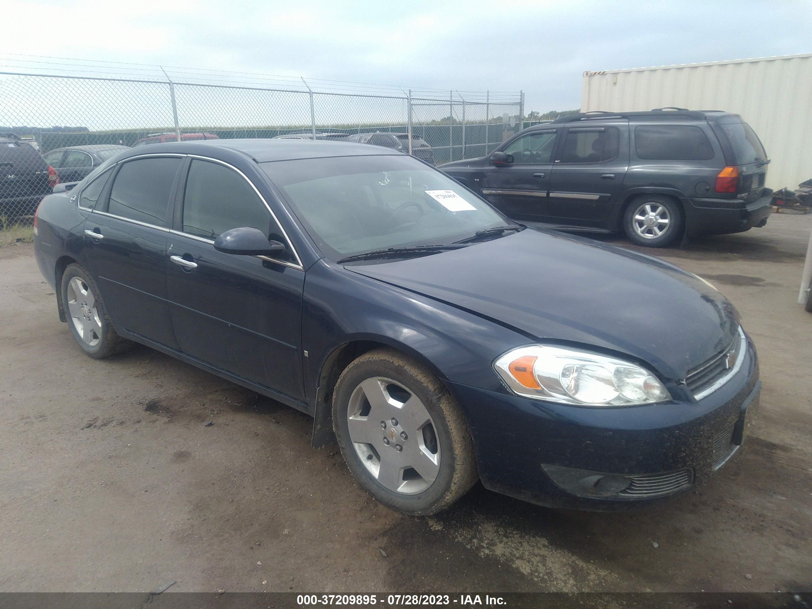 chevrolet impala 2008 2g1wu583889171115