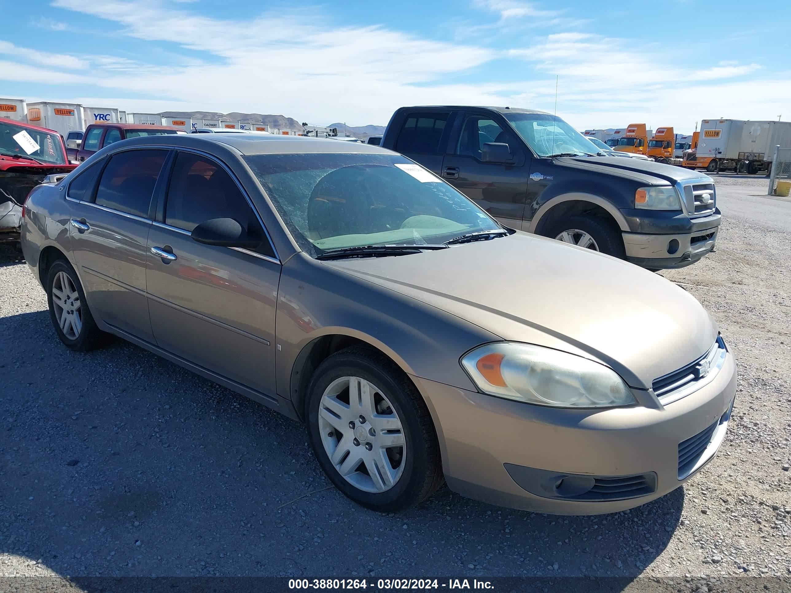 chevrolet impala 2007 2g1wu58r379127512