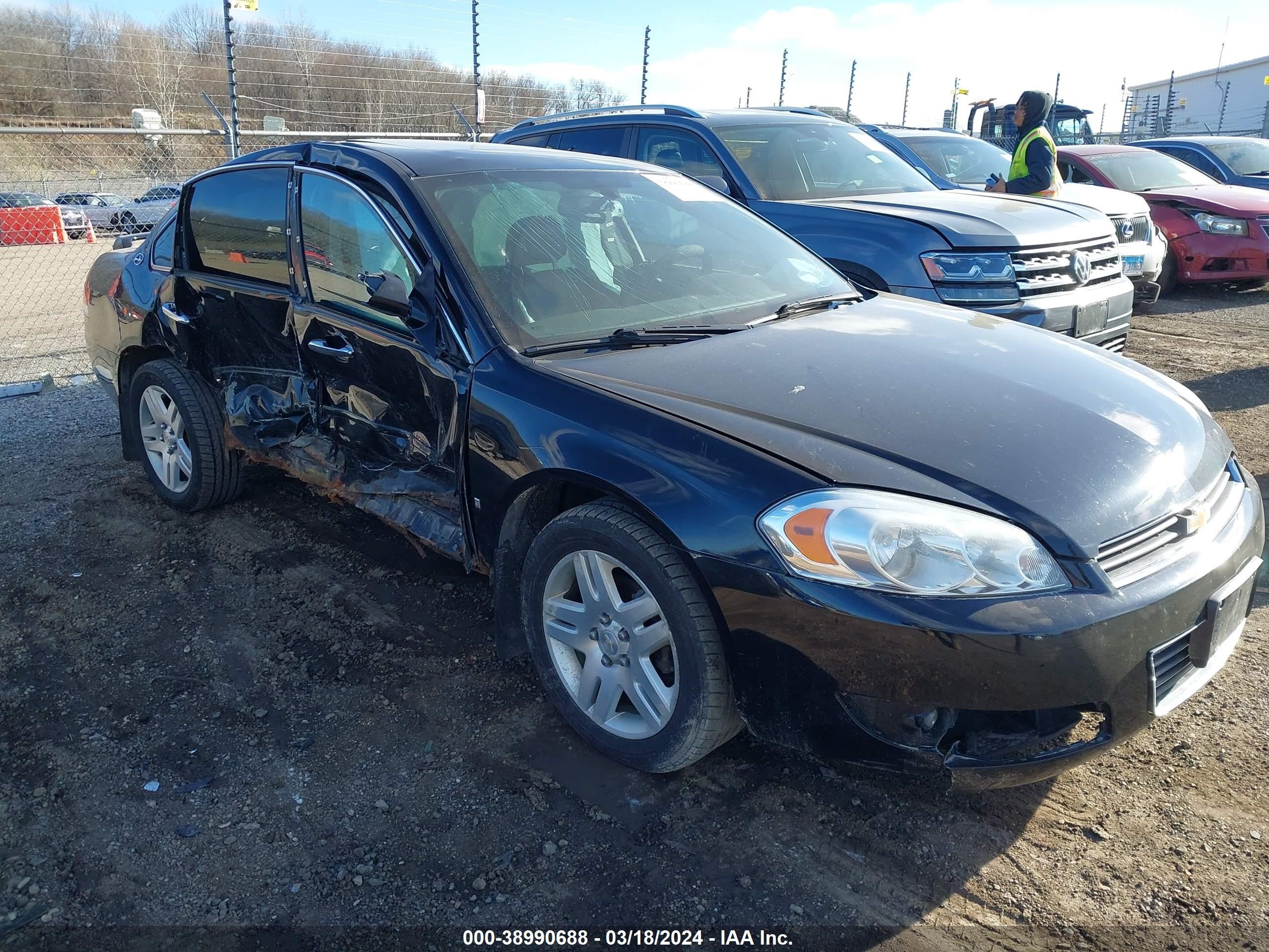 chevrolet impala 2007 2g1wu58r679109232