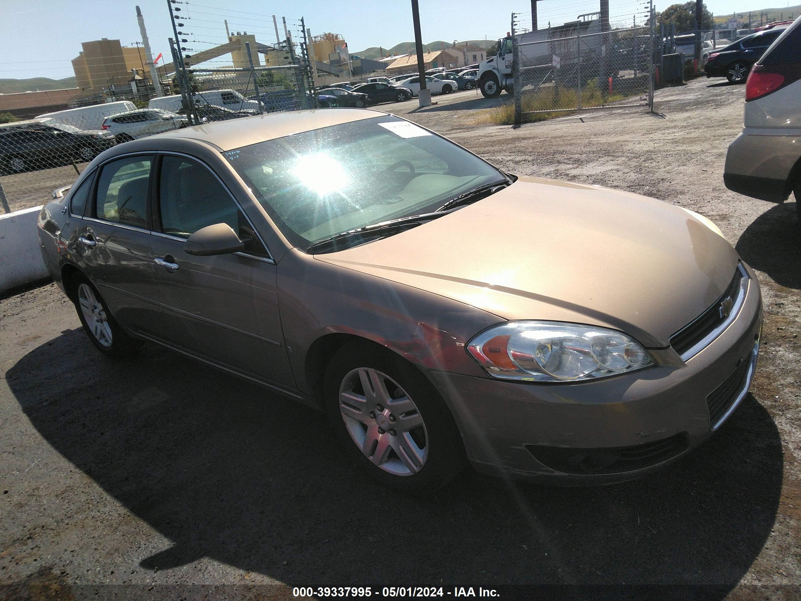 chevrolet impala 2007 2g1wu58r779188071