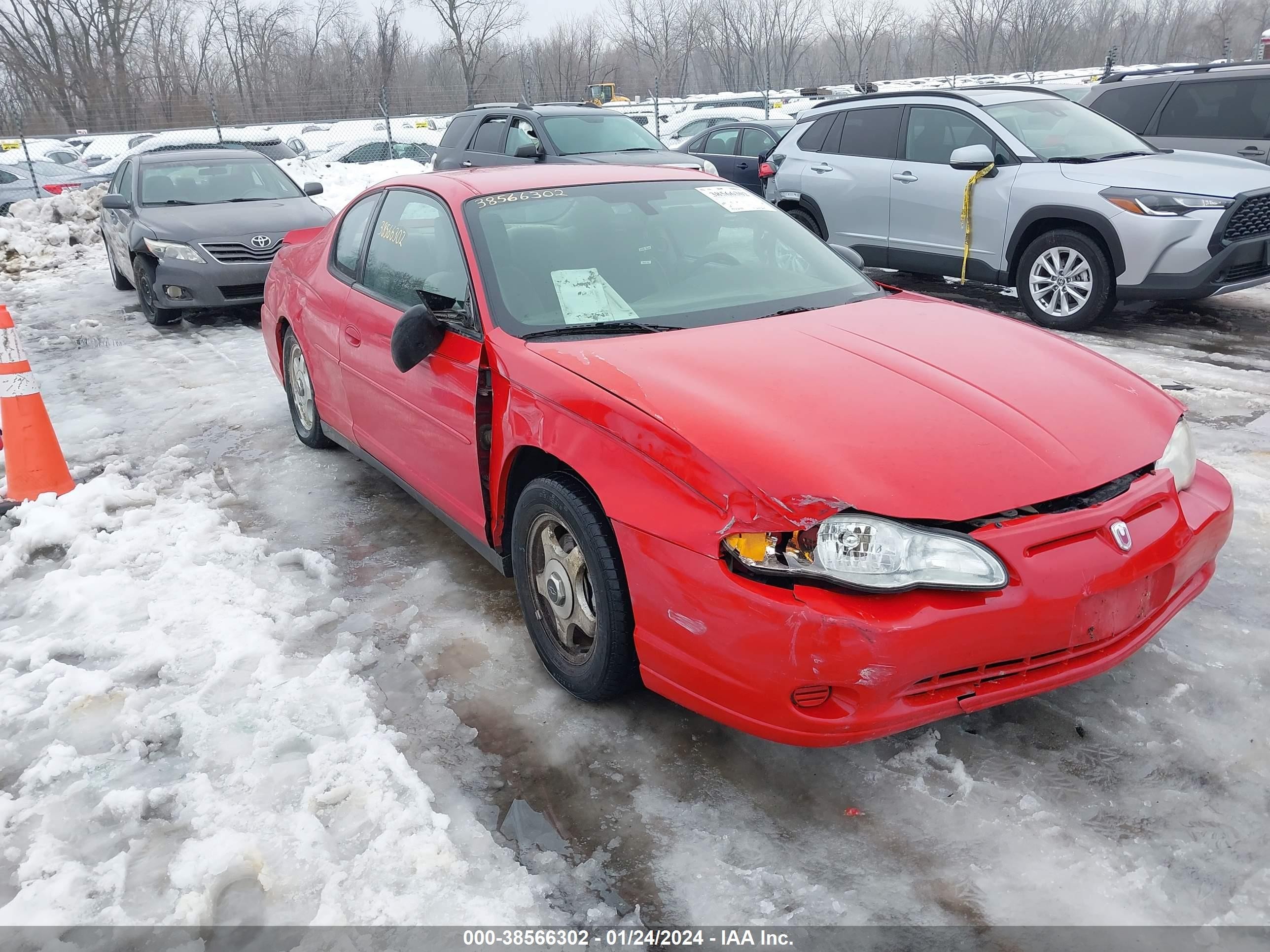 chevrolet monte carlo 2004 2g1ww12e249272982