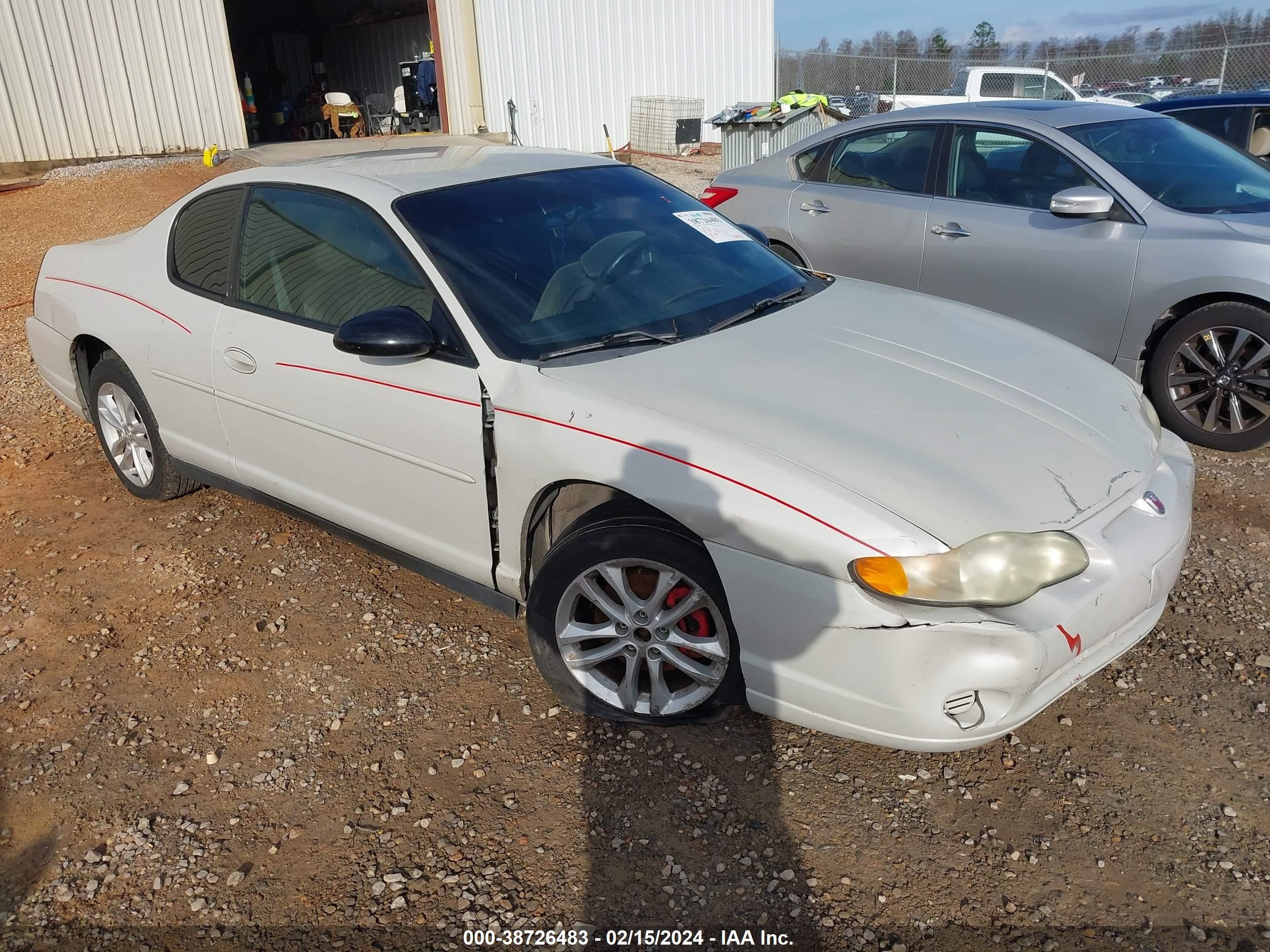 chevrolet monte carlo 2004 2g1ww12e649425881