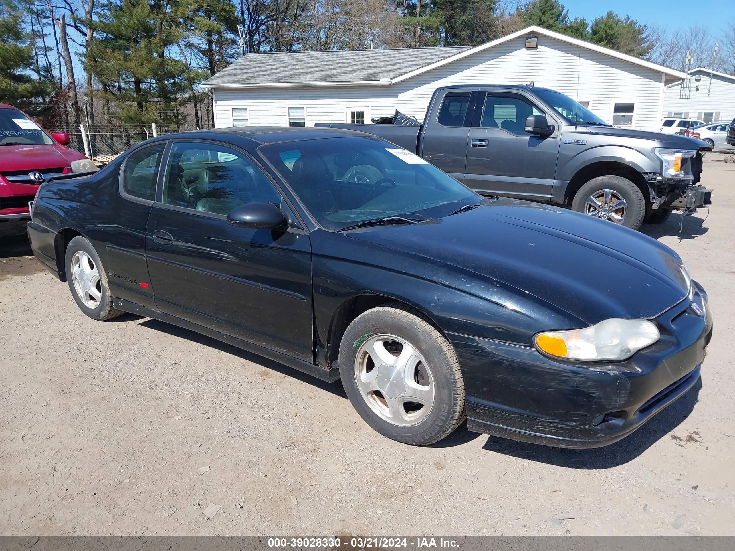 chevrolet monte carlo 2003 2g1wx12k639344218