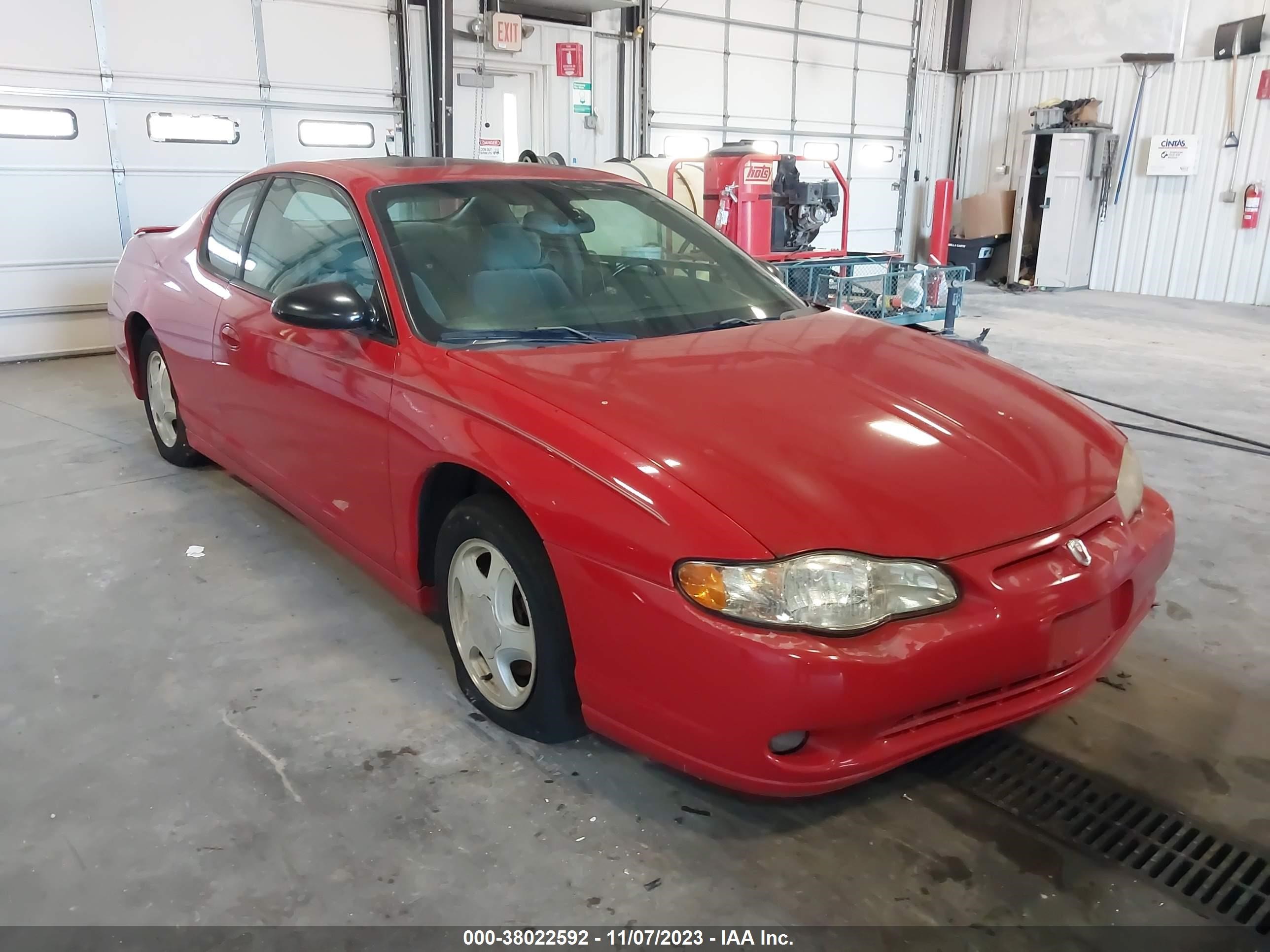 chevrolet monte carlo 2005 2g1wx12kx59144445