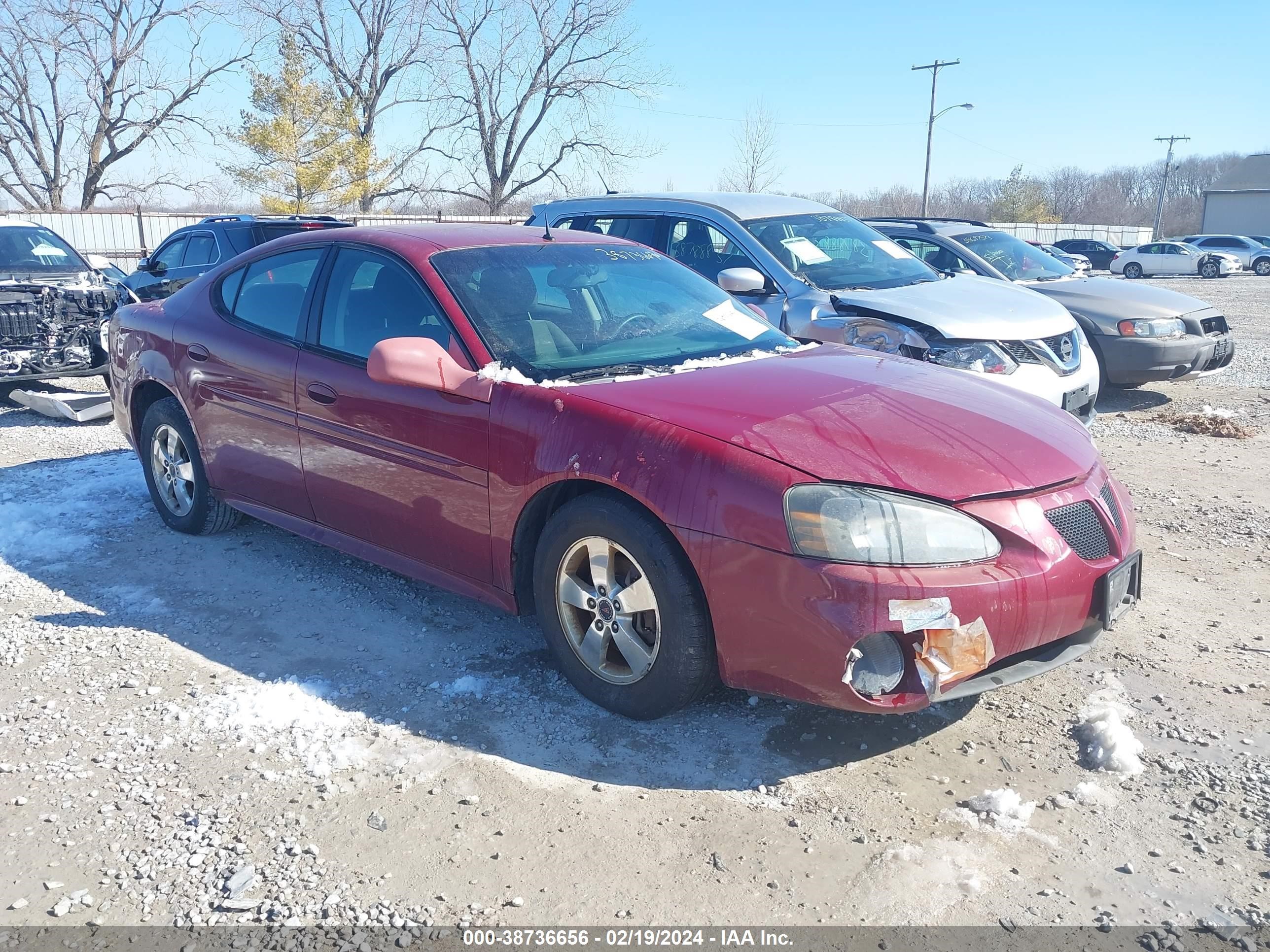 pontiac grand prix 2005 2g2wp522051291780