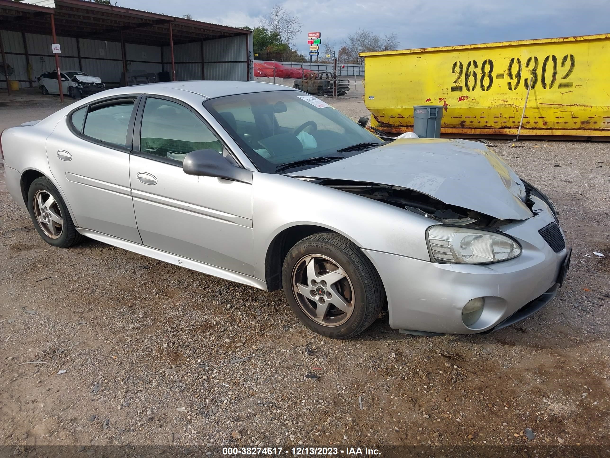 pontiac grand prix 2004 2g2wp522941120332