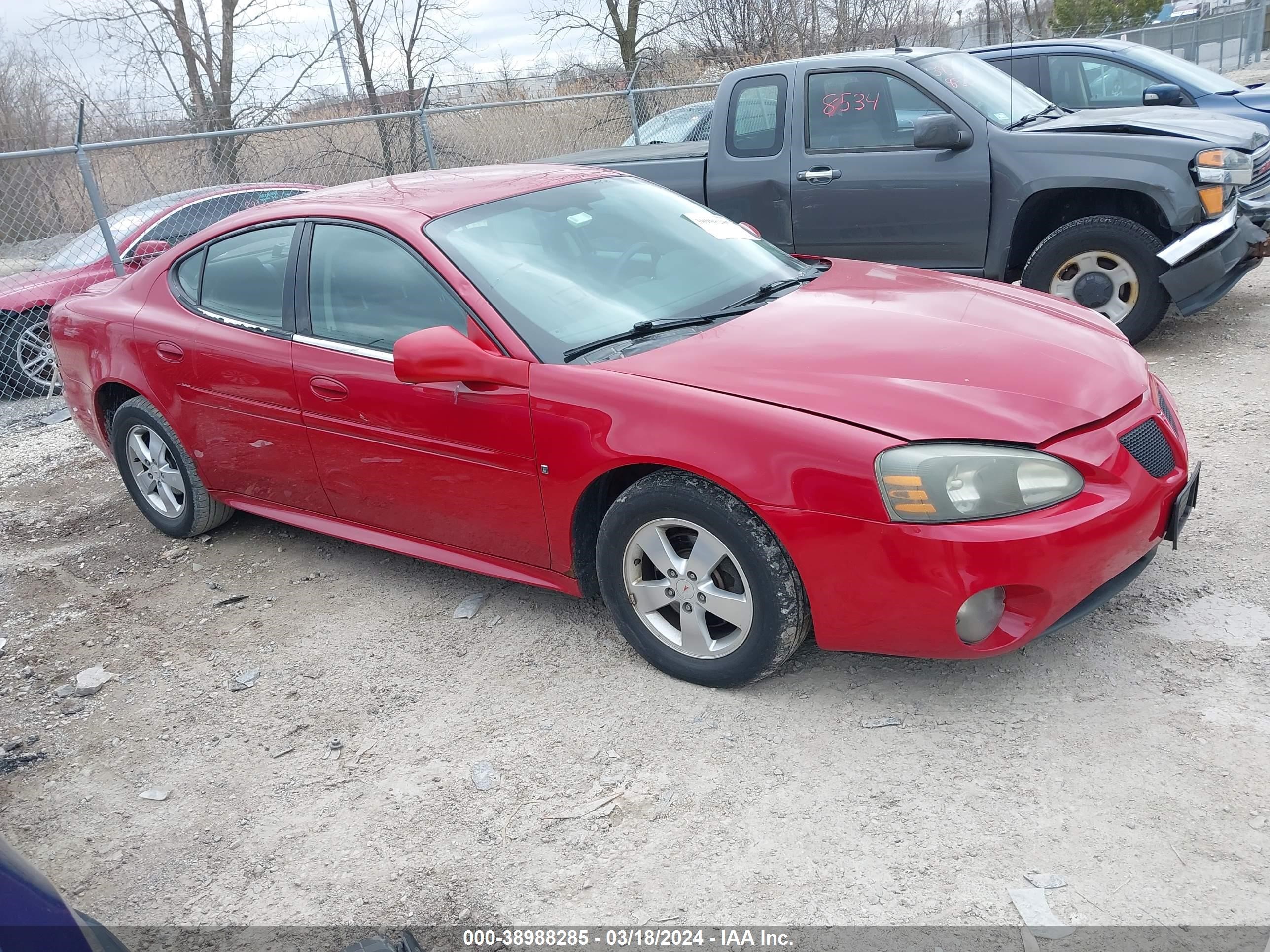 pontiac grand prix 2008 2g2wp552781106012