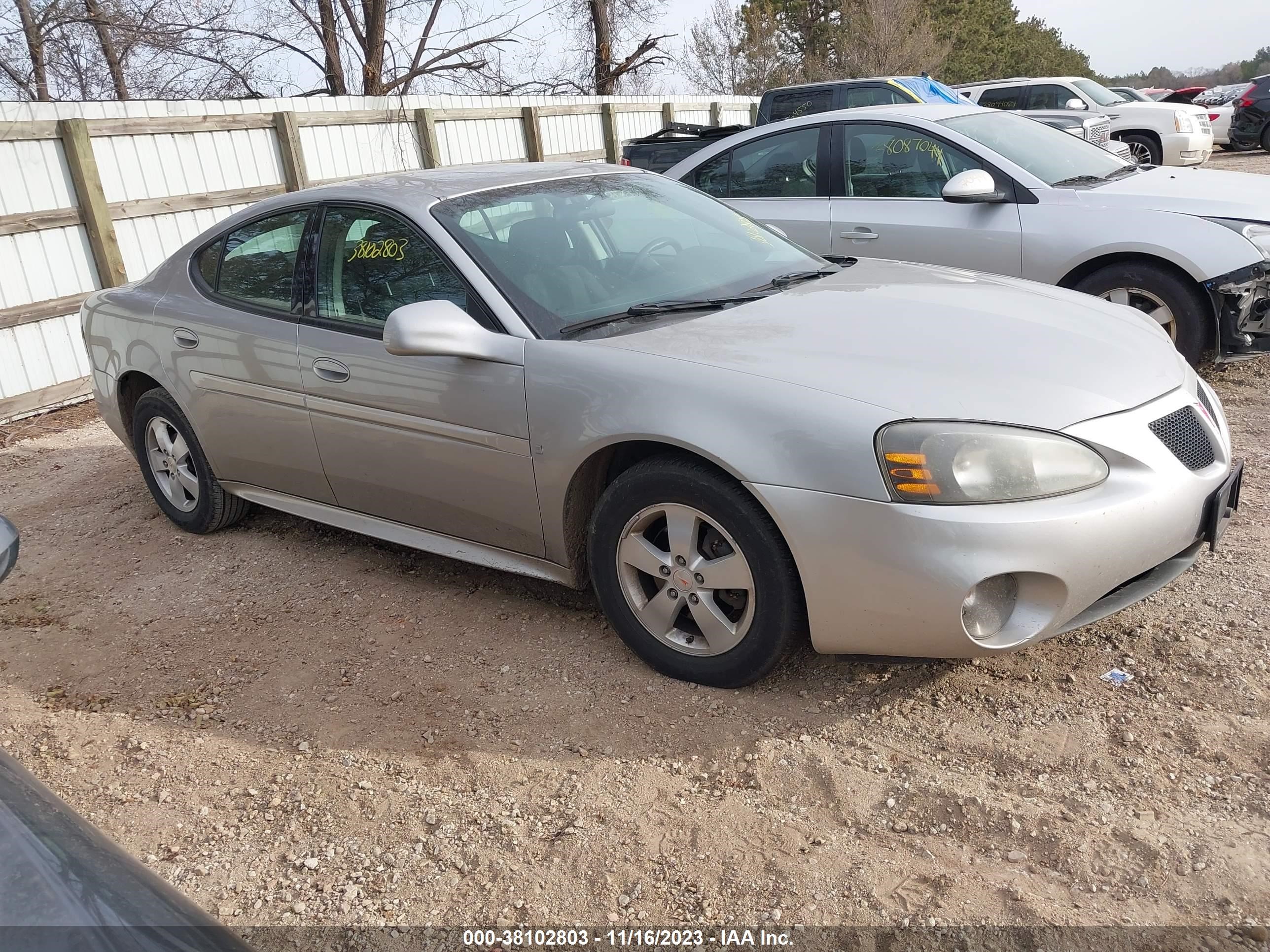 pontiac grand prix 2008 2g2wp552781161382