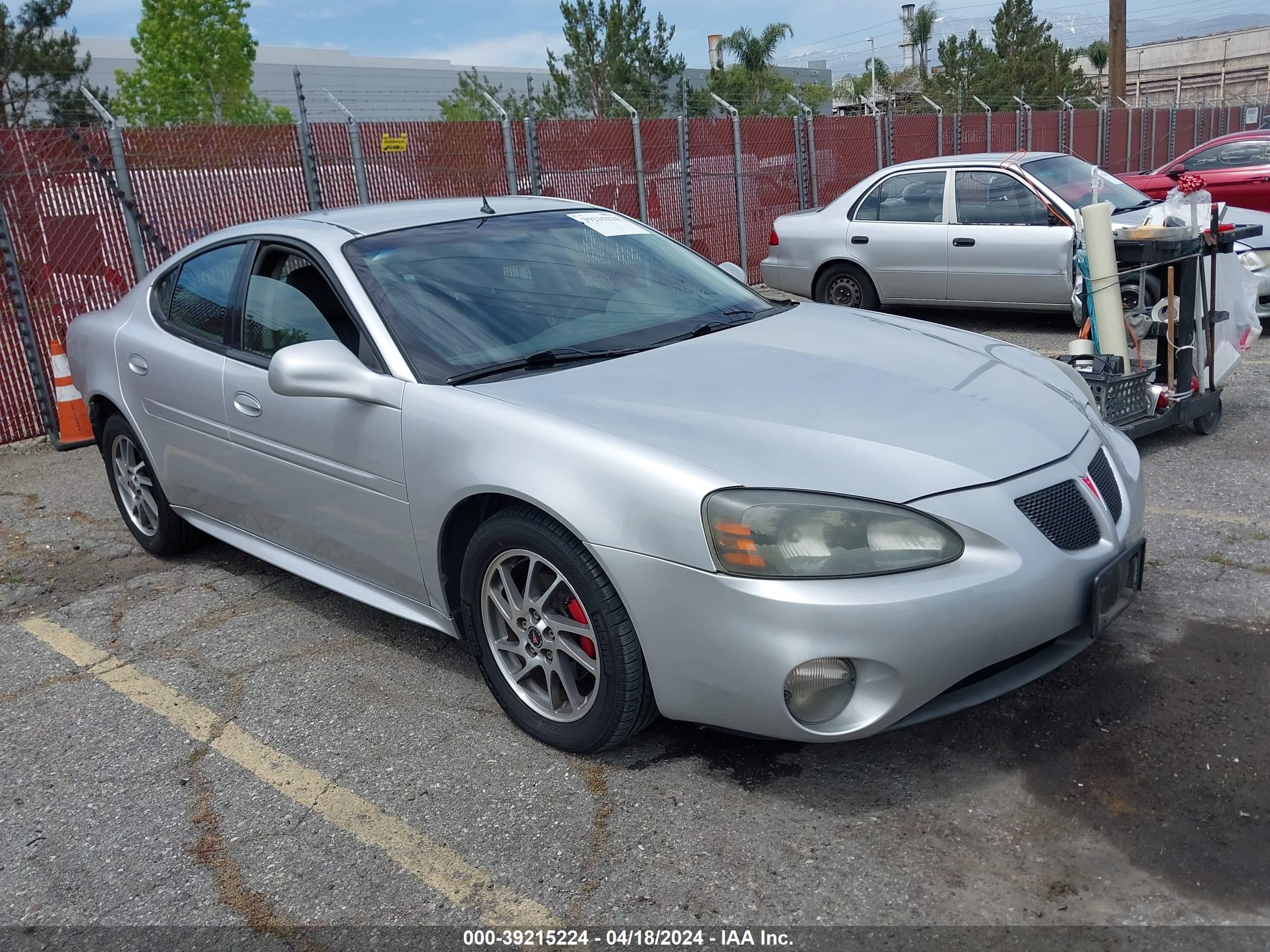 pontiac grand prix 2004 2g2wr544441154350