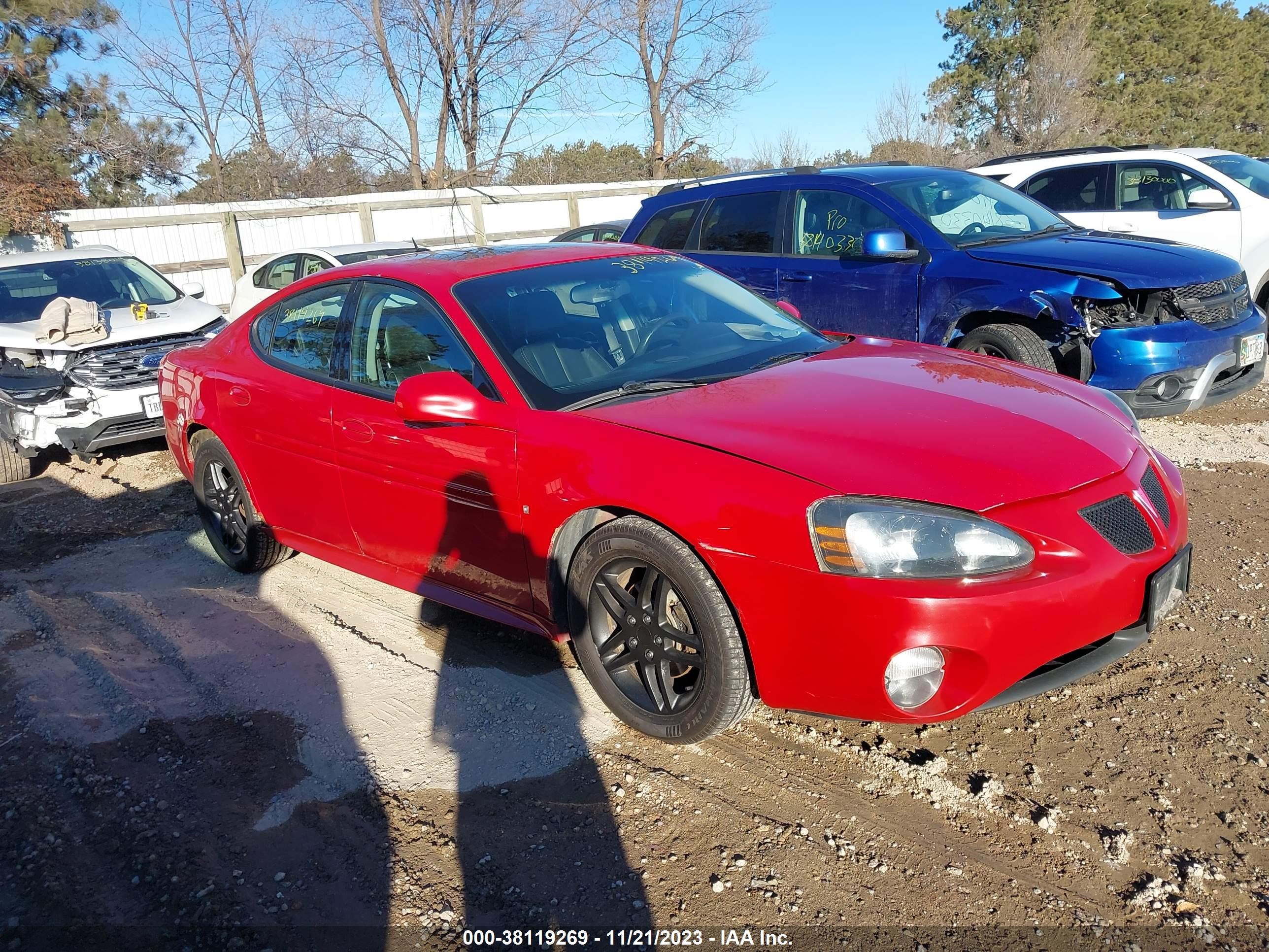 pontiac grand prix 2006 2g2wr554x61256690