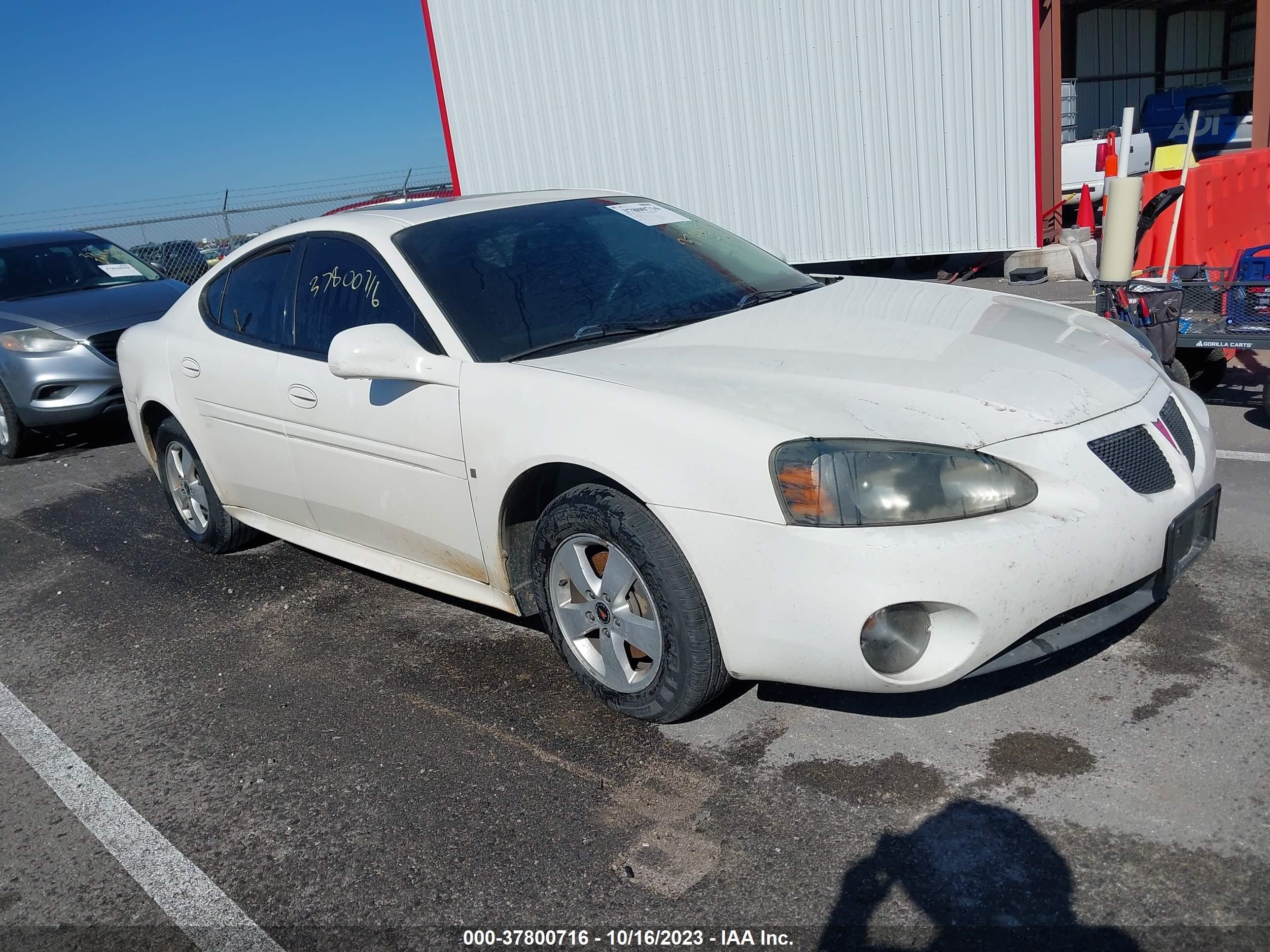 pontiac grand prix 2006 2g2wr554x61310781