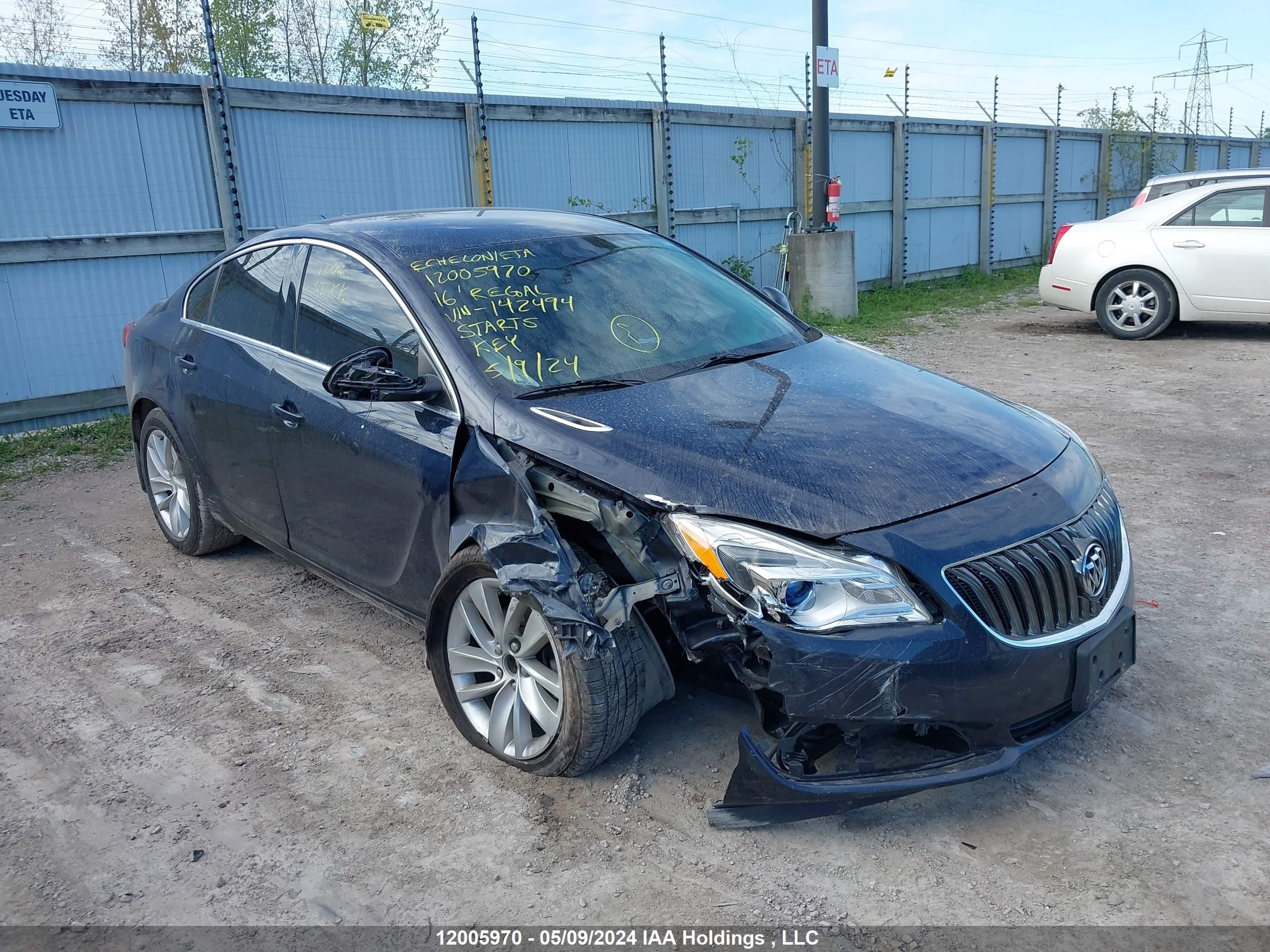 buick regal 2016 2g4gl5ex7g9142494